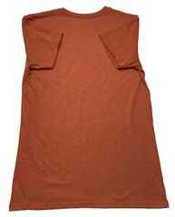 BCG Orange Short Sleeve V-Neck Ultra Soft T-Shirt Mens Size Medium