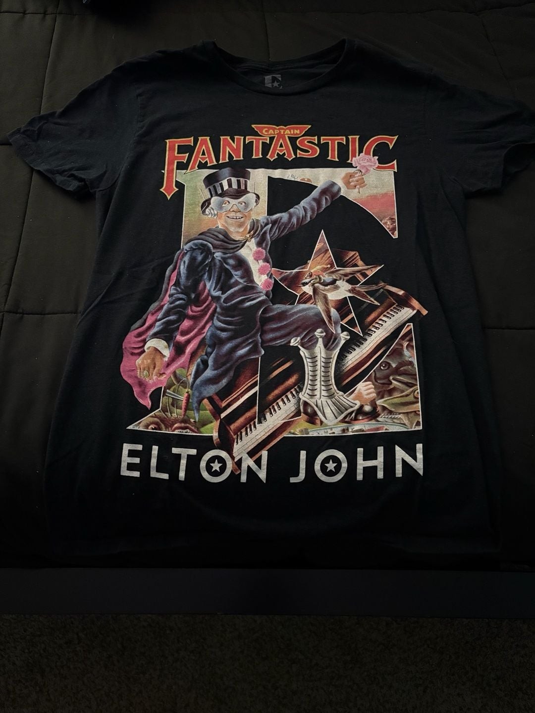 Elton John Captain Fantastic and the Brown Dirt Cowboy Graphic T-Shirt gallery