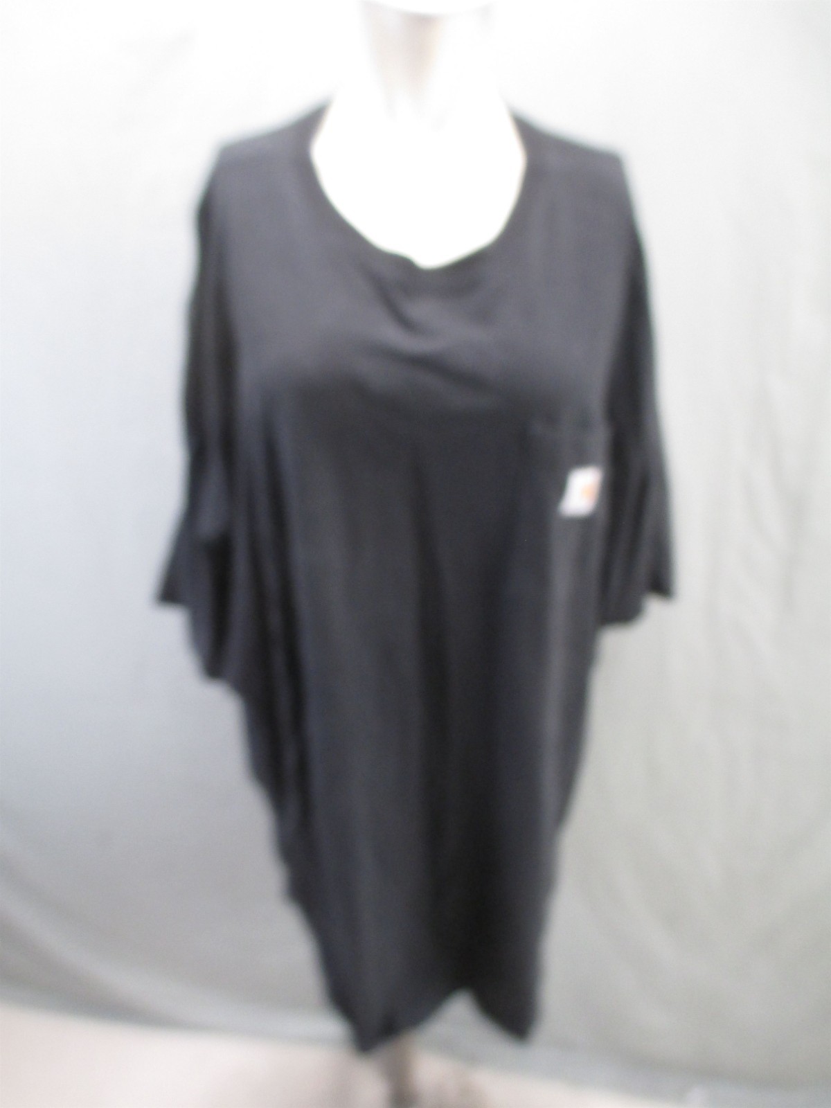 Carhartt Size 3XL Mens Black 100% Cotton Short Sleeve Utility Work TShirt 176 gallery