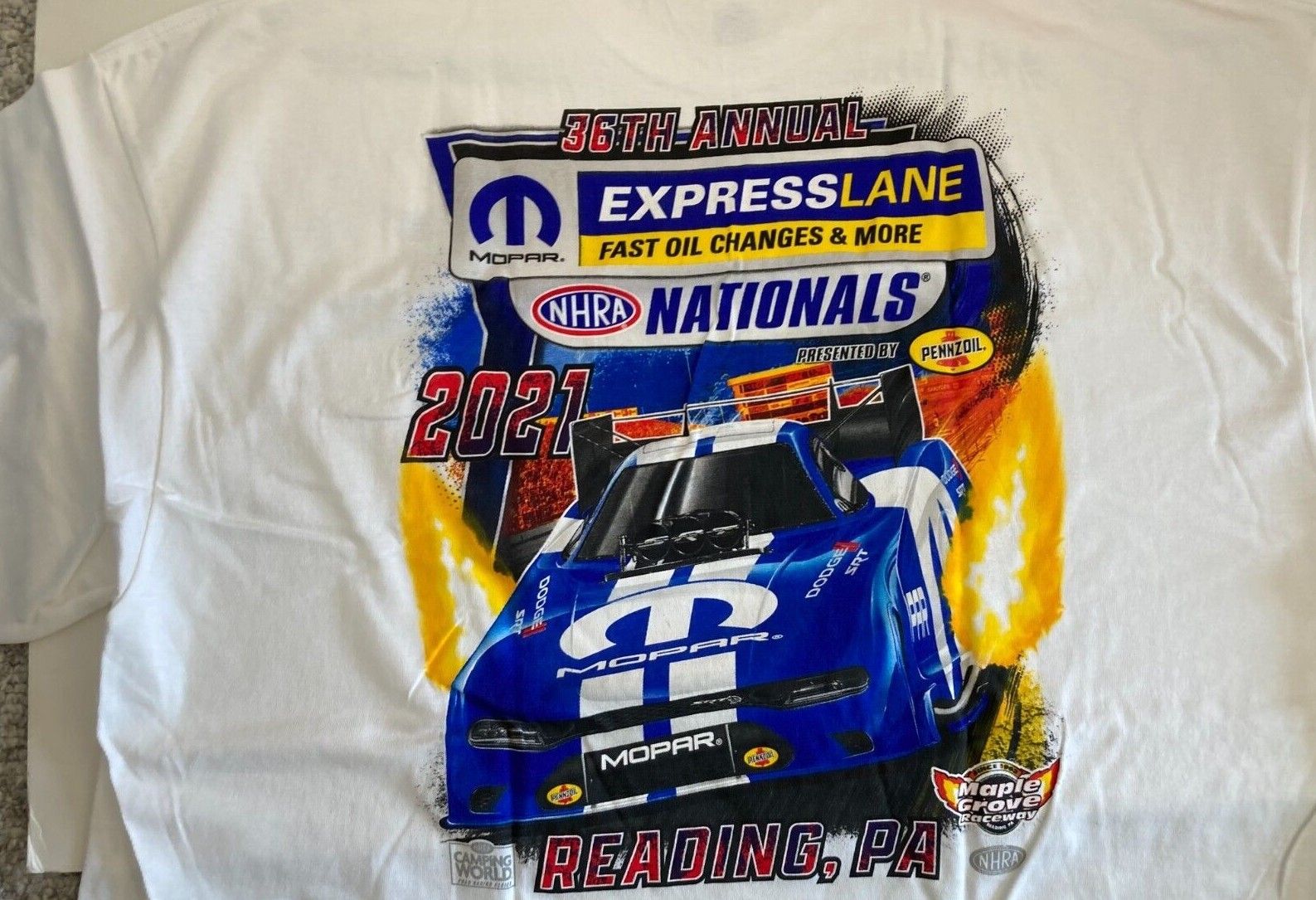 2022 53rd Annual GatorNationals (048) Men's 100% Cotton T-shirt NHRA Drag Racing gallery