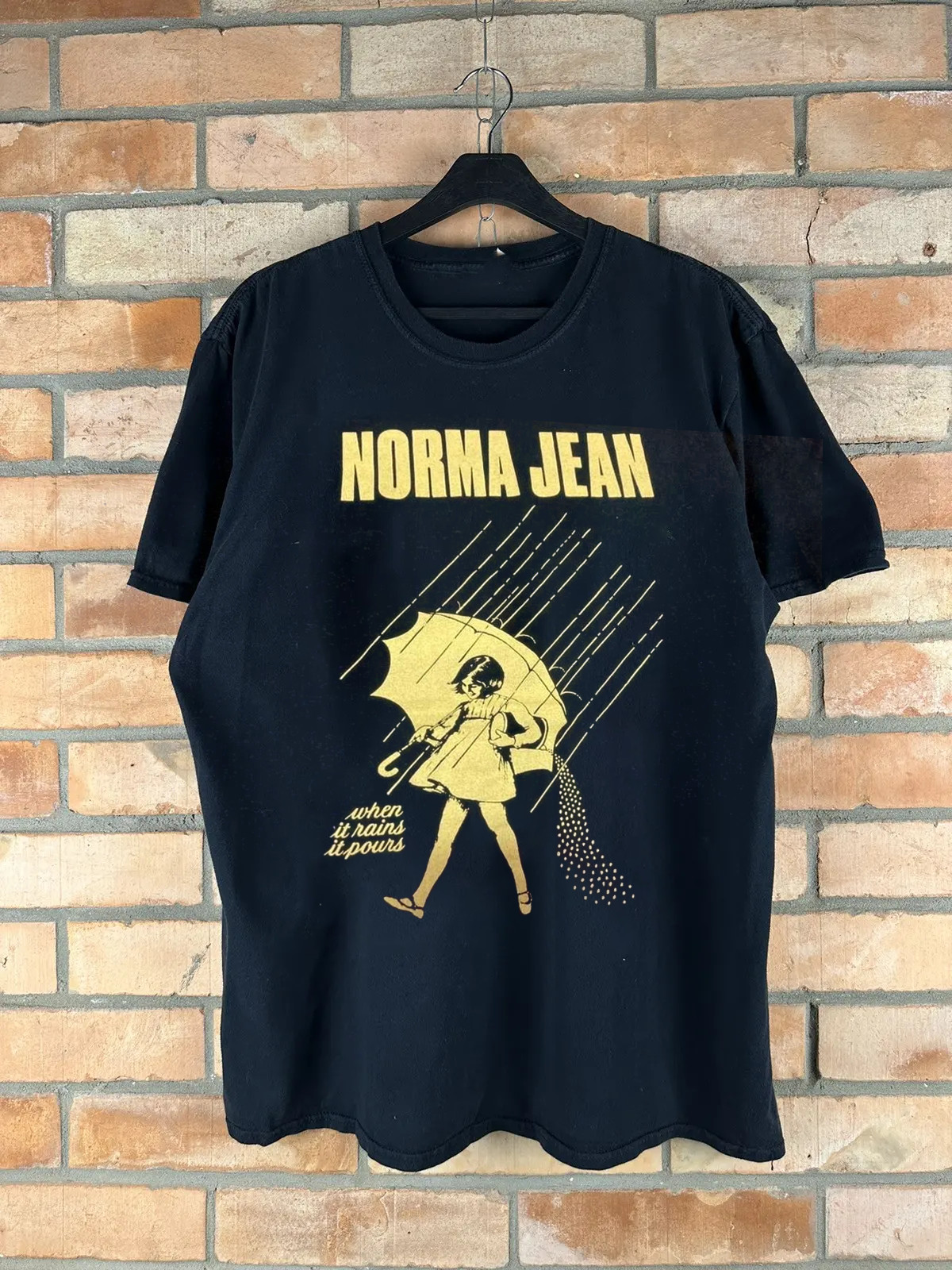 Norma Jean Black Cotton unisex All size S-5XL Shirt QA994