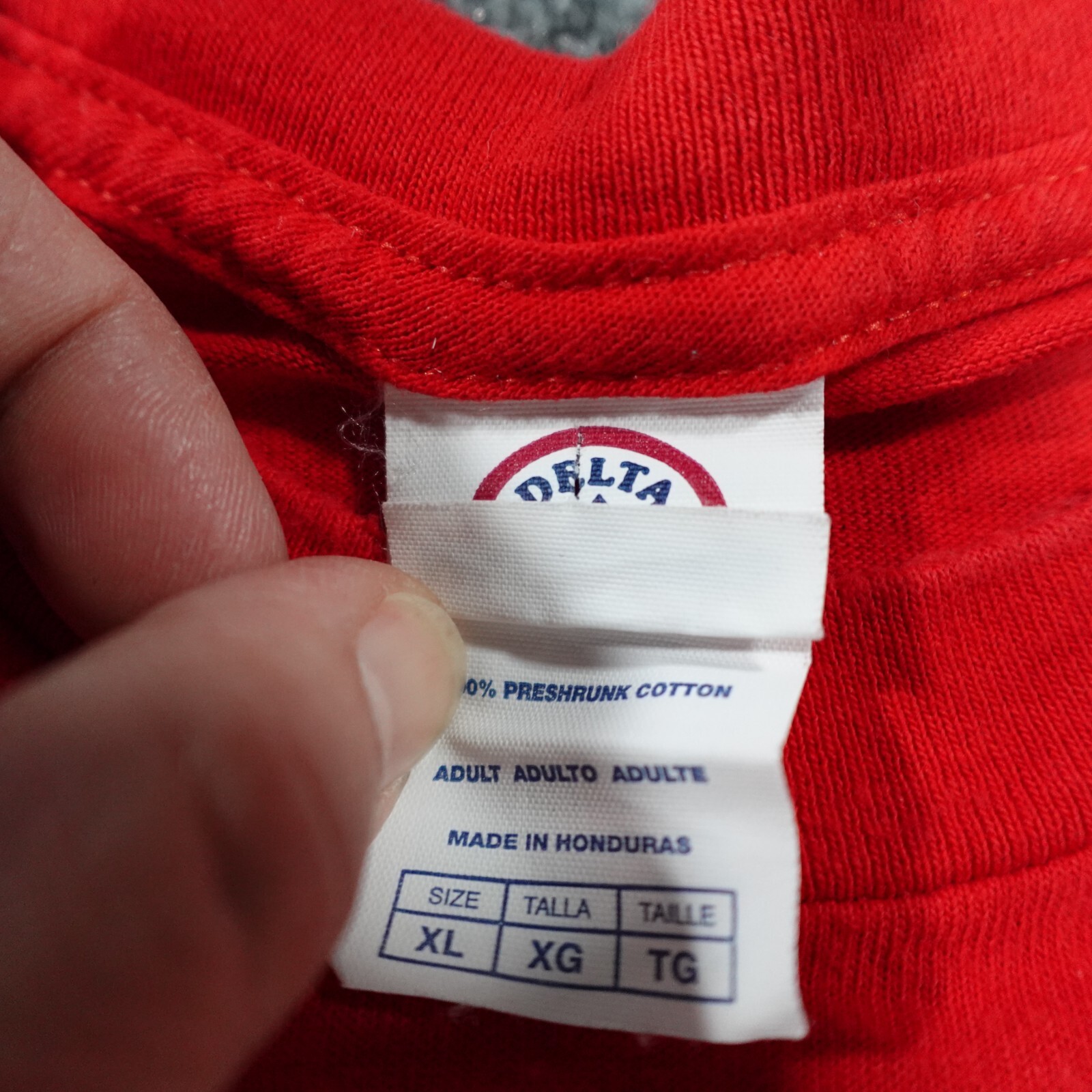 Vintage Bear Shirt Men XL Red Real Men Hunt Bear Humor Y2k novelty 0182 gallery