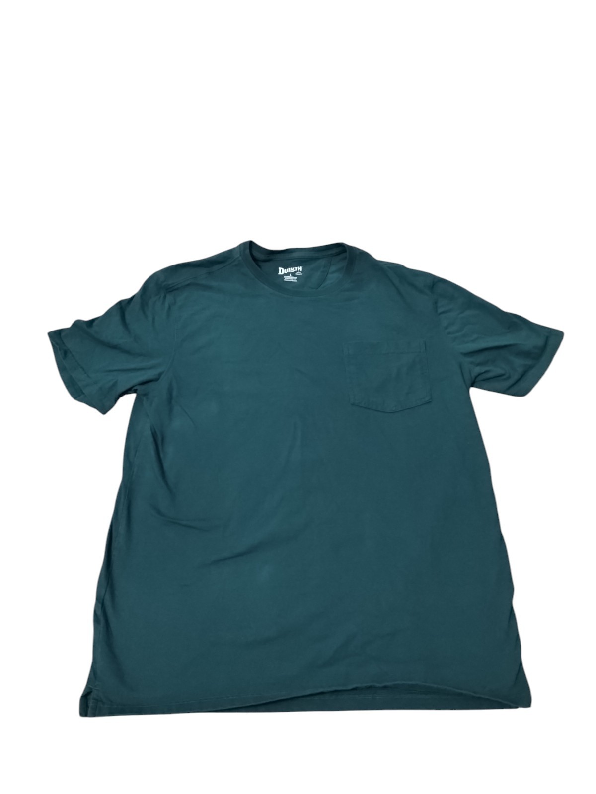 Duluth Longtail T-Shirt Mens Large Green 100% Cotton Crew Neck Short Sleeve gallery