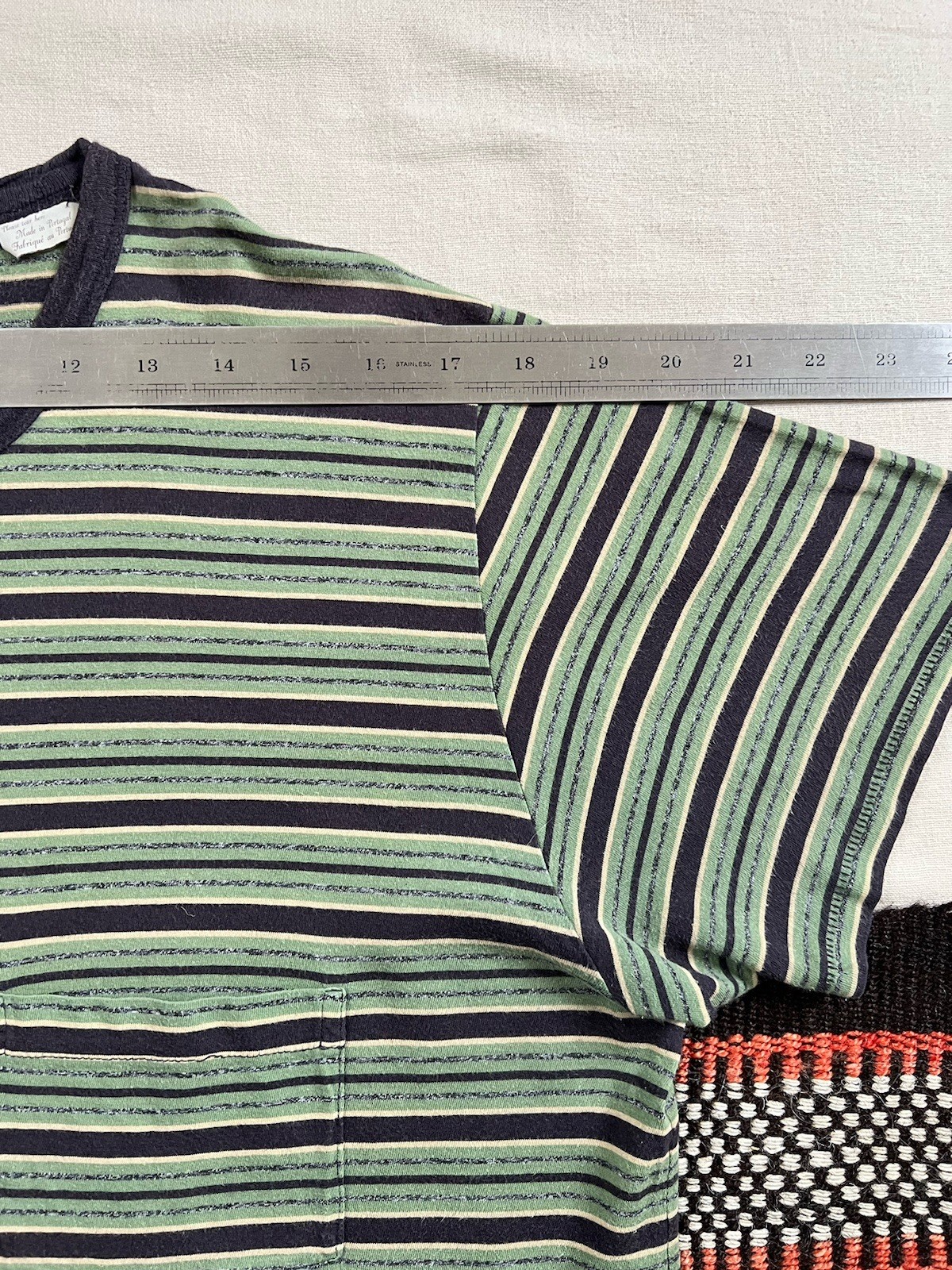 LVC T-Shirt L 50s Casuals Single Stitch Stripe Levi's Vintage Clothing 2015 Rare gallery