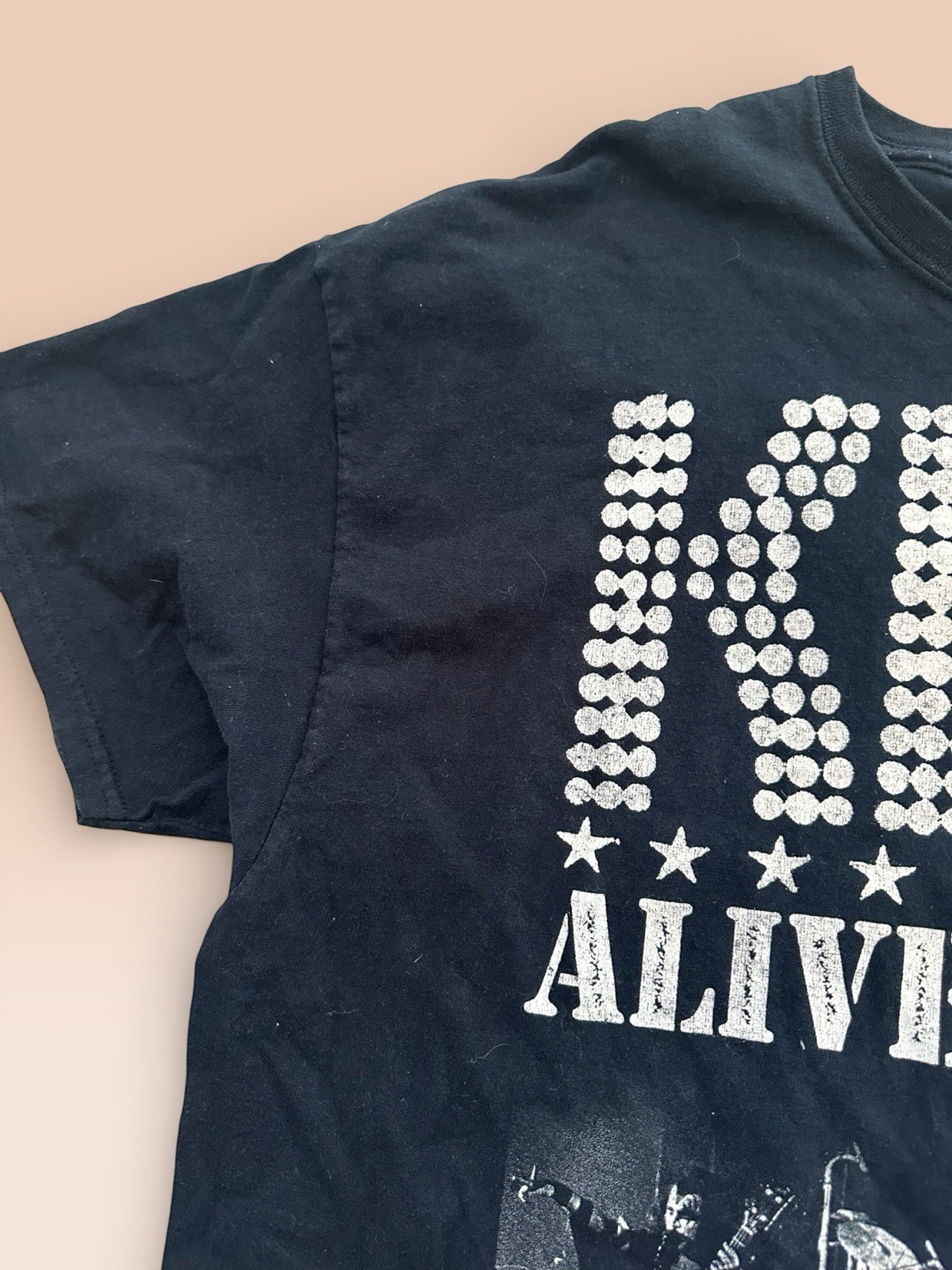 Vintage KISS Band Alive In 75 Rock & Roll All Night T Shirt Size 2XL Gildan Rare gallery