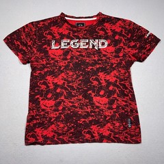CR24 Chromeedge Legend Shirt Men Medium Regular Red Marble Print Streetwear
