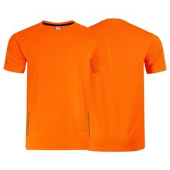 Muscle Training Compression T-shirt Man Running Dry Fit Tee Plain Color Plus Siz