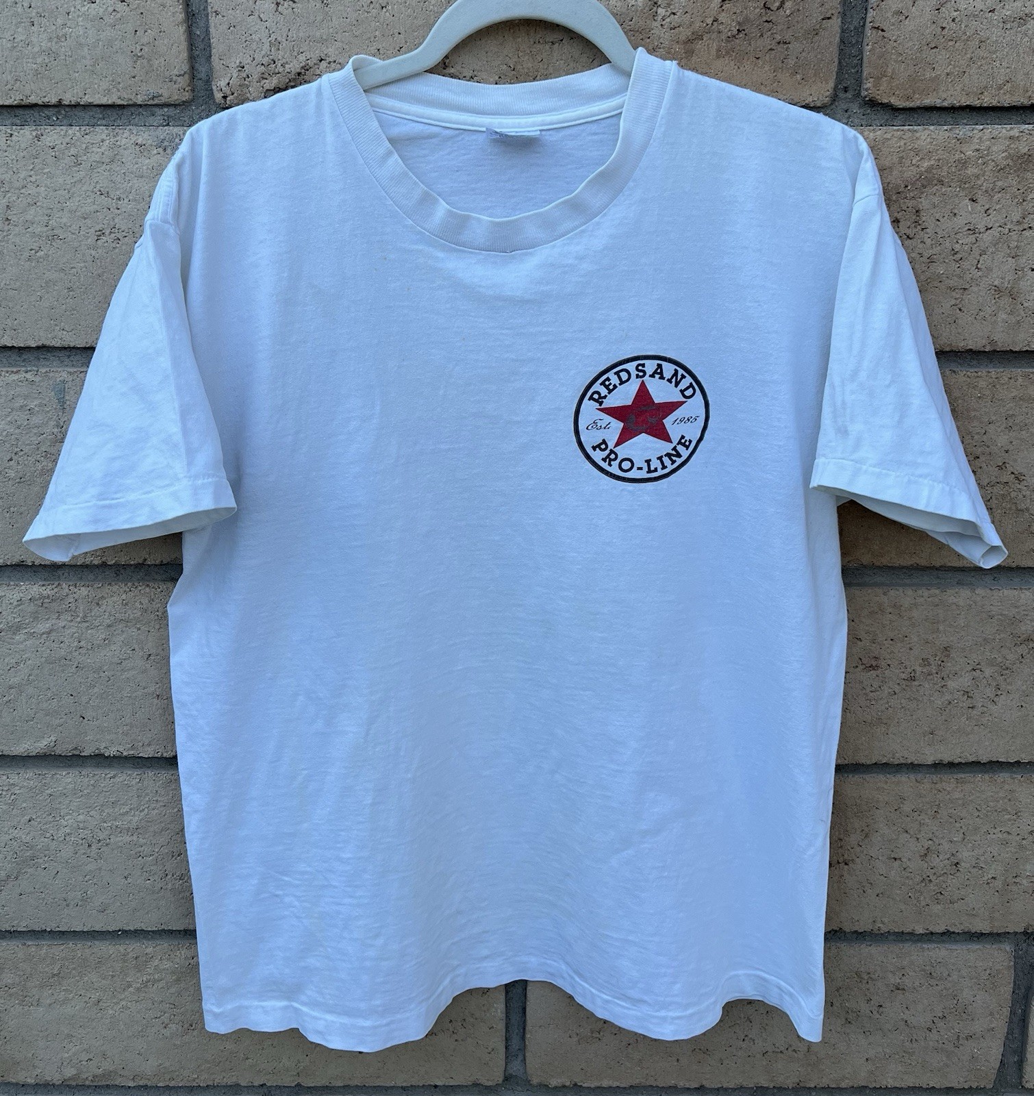 Vintage 1990s Redsand Pro-Line T Shirt L Surf Skate Double Sided Graphic Tee gallery