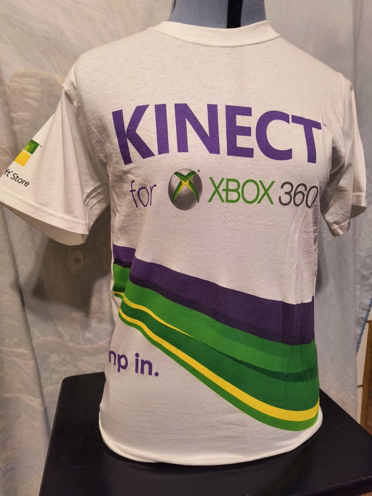 Vintage Xbox 360 Kinect t shirt S Microsoft gamer