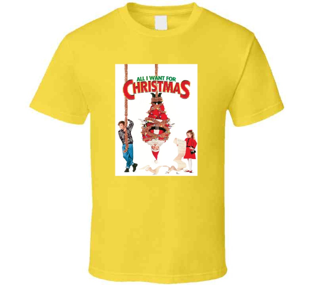 All I Want For Christmas Movie Tee Classic Holiday Comedy T Shirt gallery