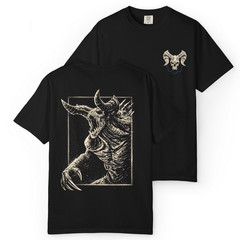 ATOMIC CLAW Double Sided Tee Graphic Streetwear Vintage Print Shirt
