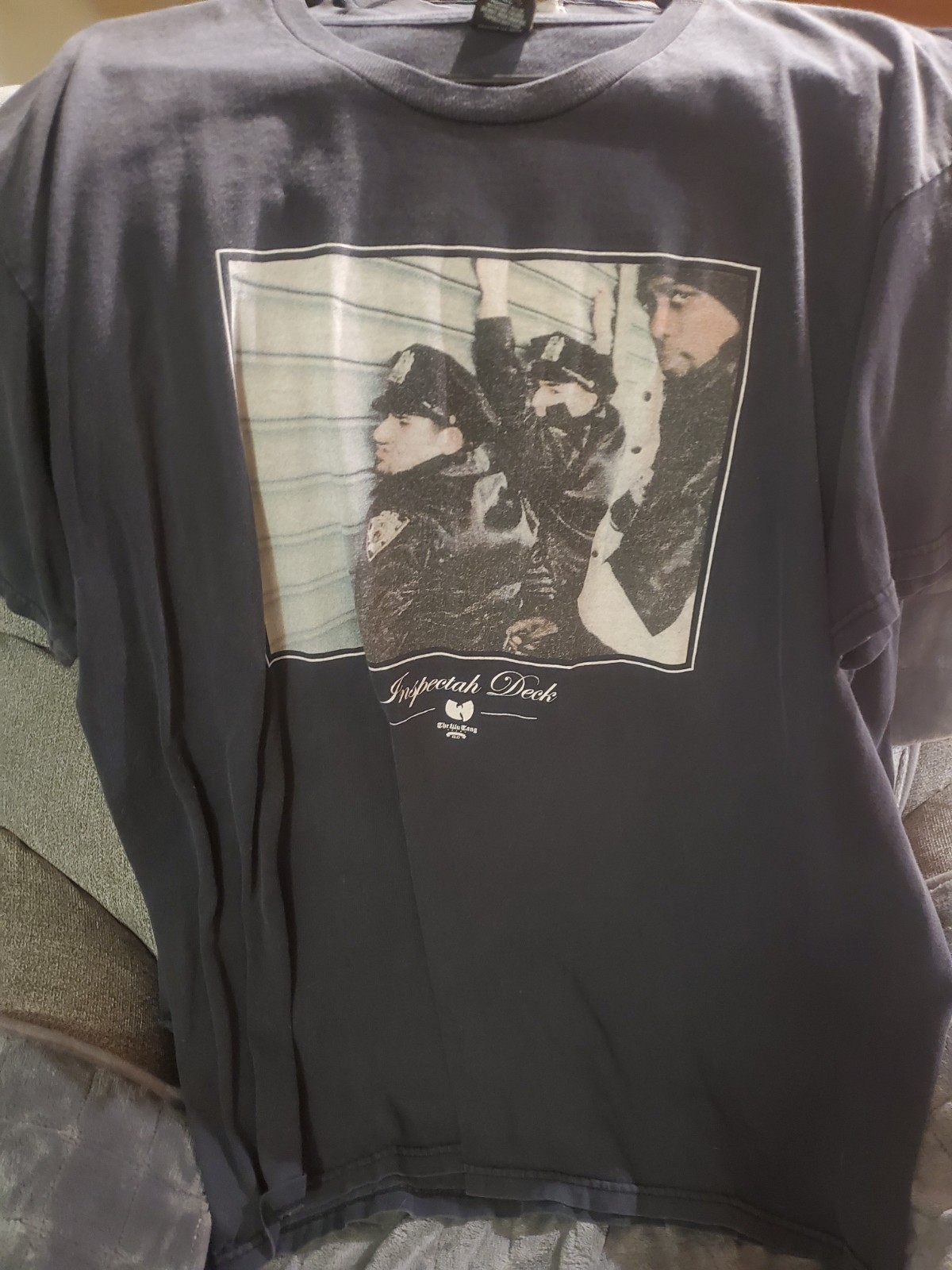 Super Rare Inspectah Deck Shirt By Wutang Brand Limited. Size Large gallery