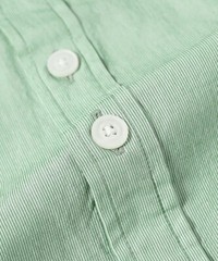 (ASK availability First) BEAMS Cotton Seersucker Microstripe Pullover Shirt New