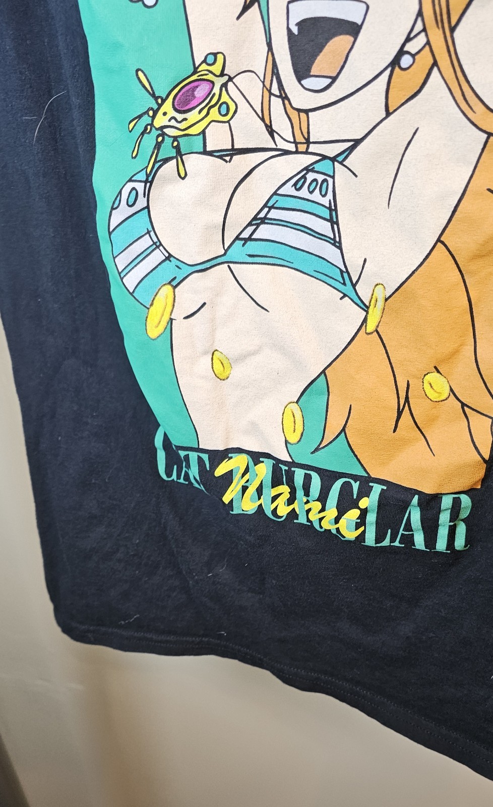 One Piece - Nami Cat Burglar Rectangle Adult Anime Cotton T-Shirt Size Medium gallery