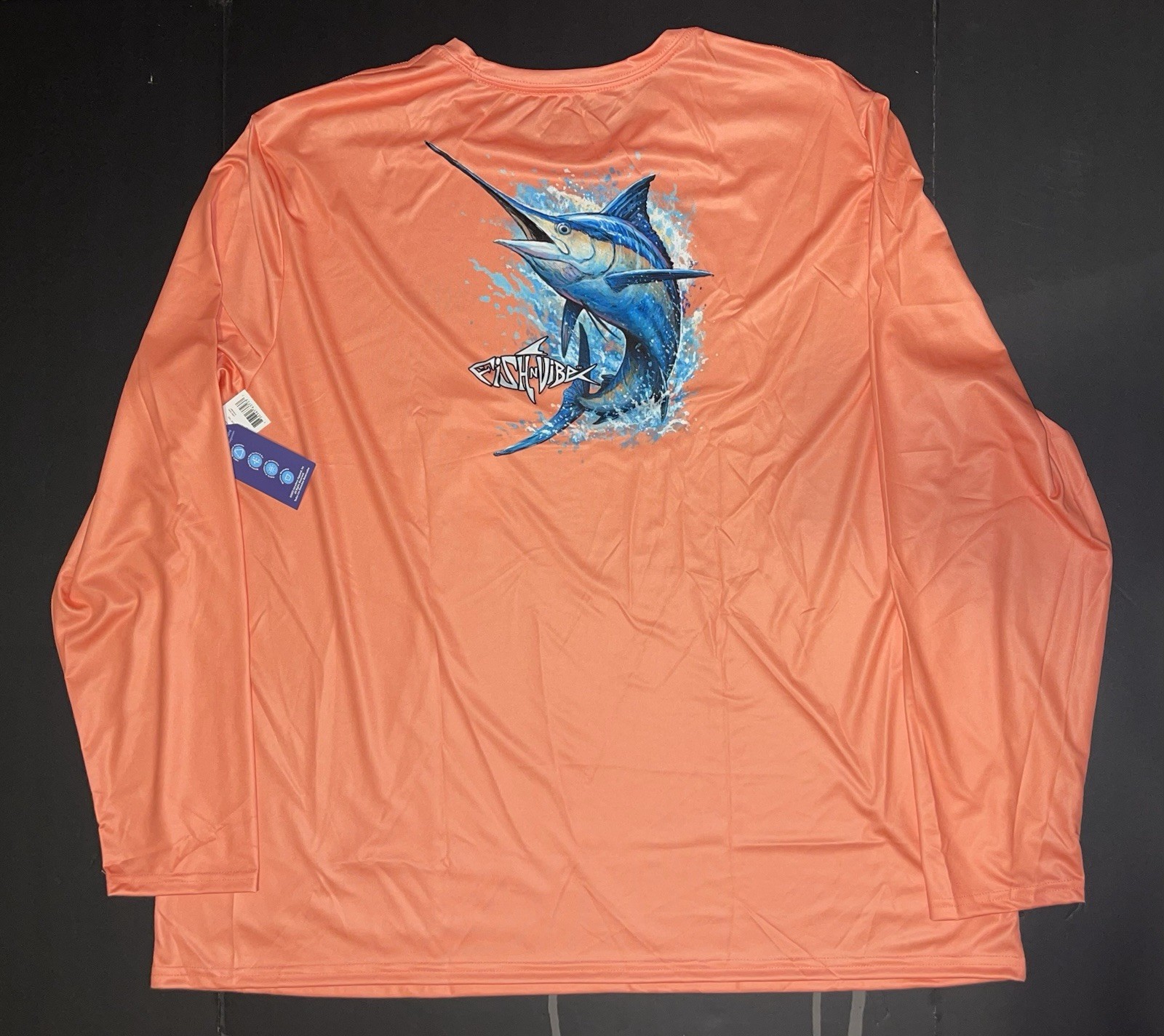 Fish N Vibe Outdoor Long Sleeve Shirt Men’s 3XL 100% Recycled Polyester NWT gallery