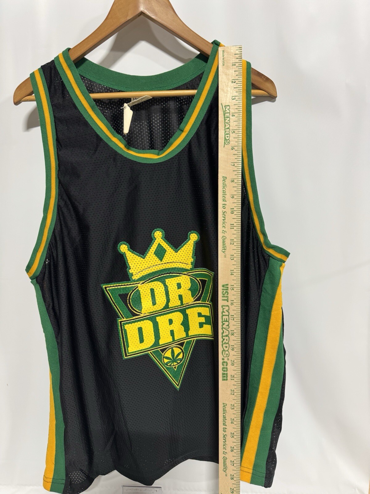 Vintage 90s Dr Dre Basketball Jersey XL/One Size Fits All NWOT Rap Tee Rare gallery