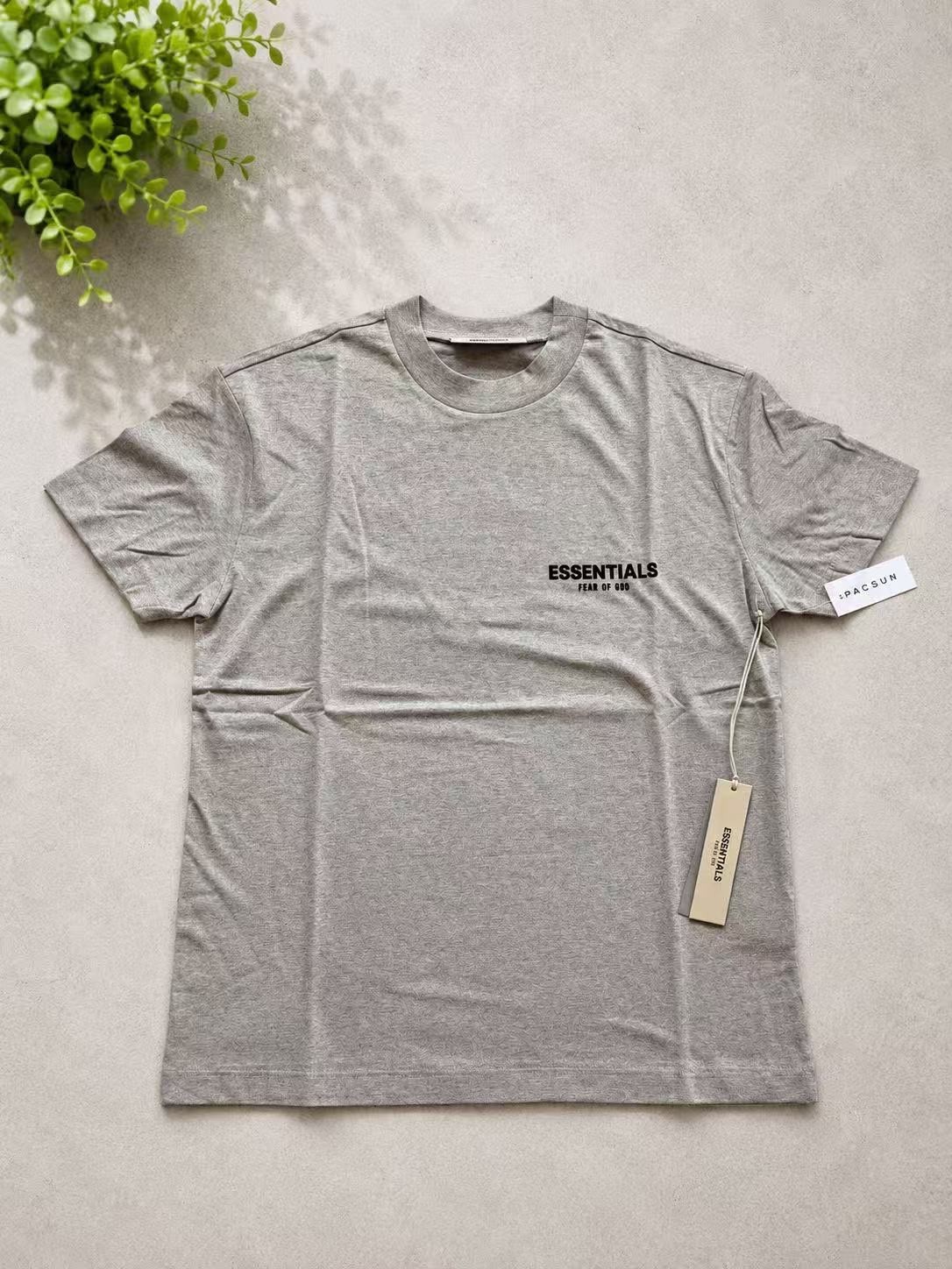Authentic Fear Of God Essentials Dark Oatmeal T-Shirt | All Sizes XS-XL | gallery