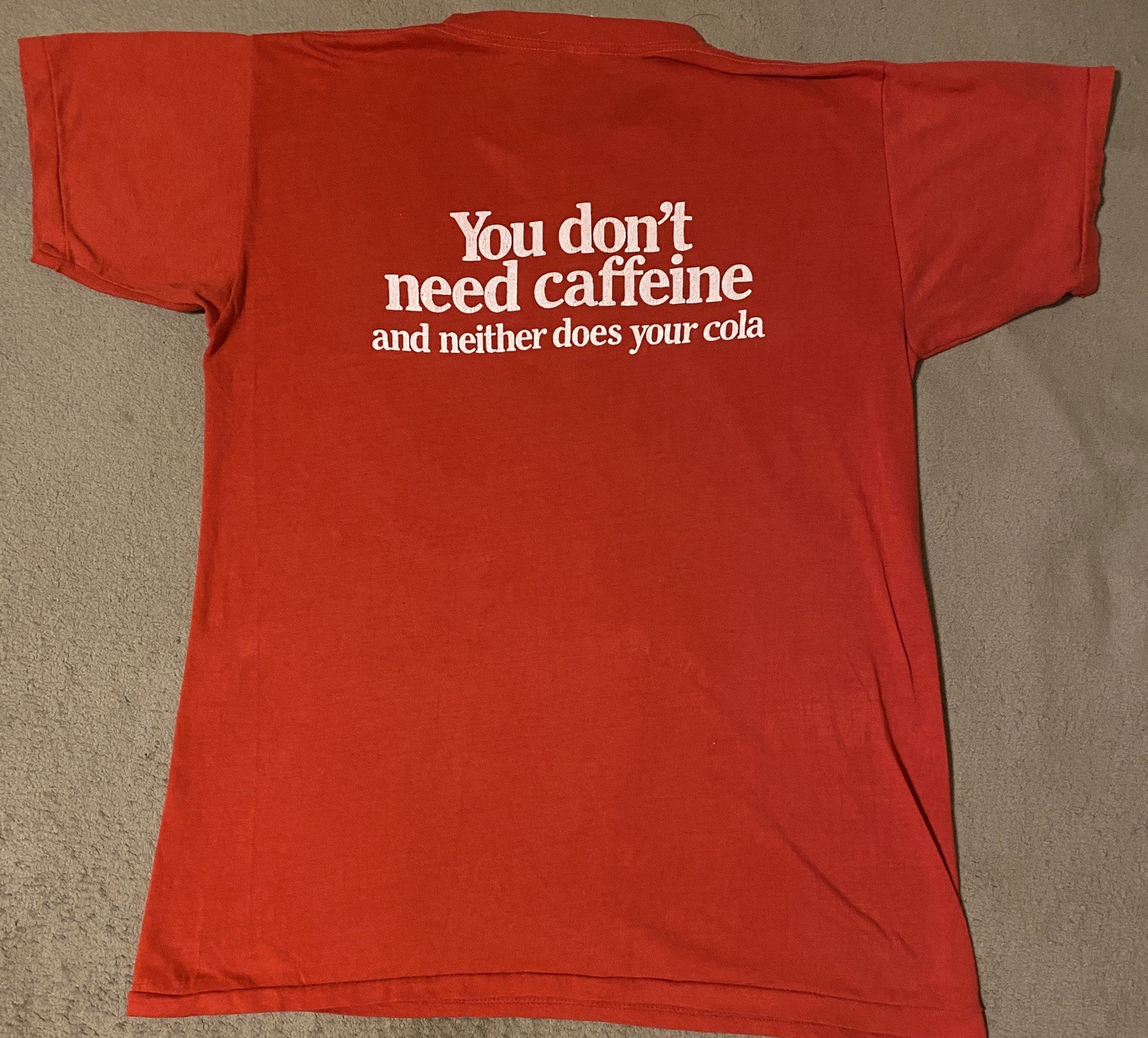 Vintage 80s Like Cola Fit Small Red Single Stitch T Shirt gallery