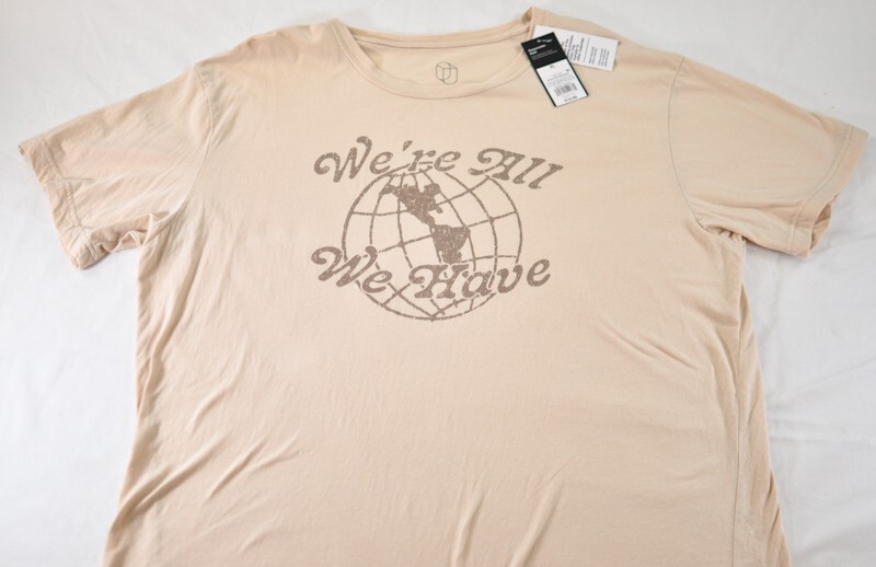 men's Original Use size XL T-shirt pull-on short sleeve tan 100% cotton gallery