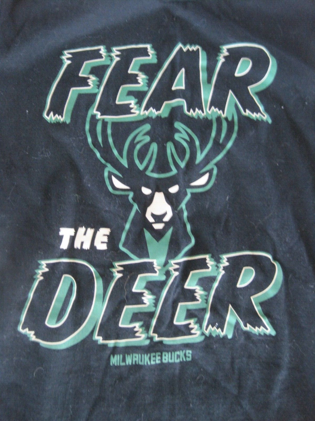 Men's Small Fear The Deer Milwaukee Bucks T Shirt EUC gallery