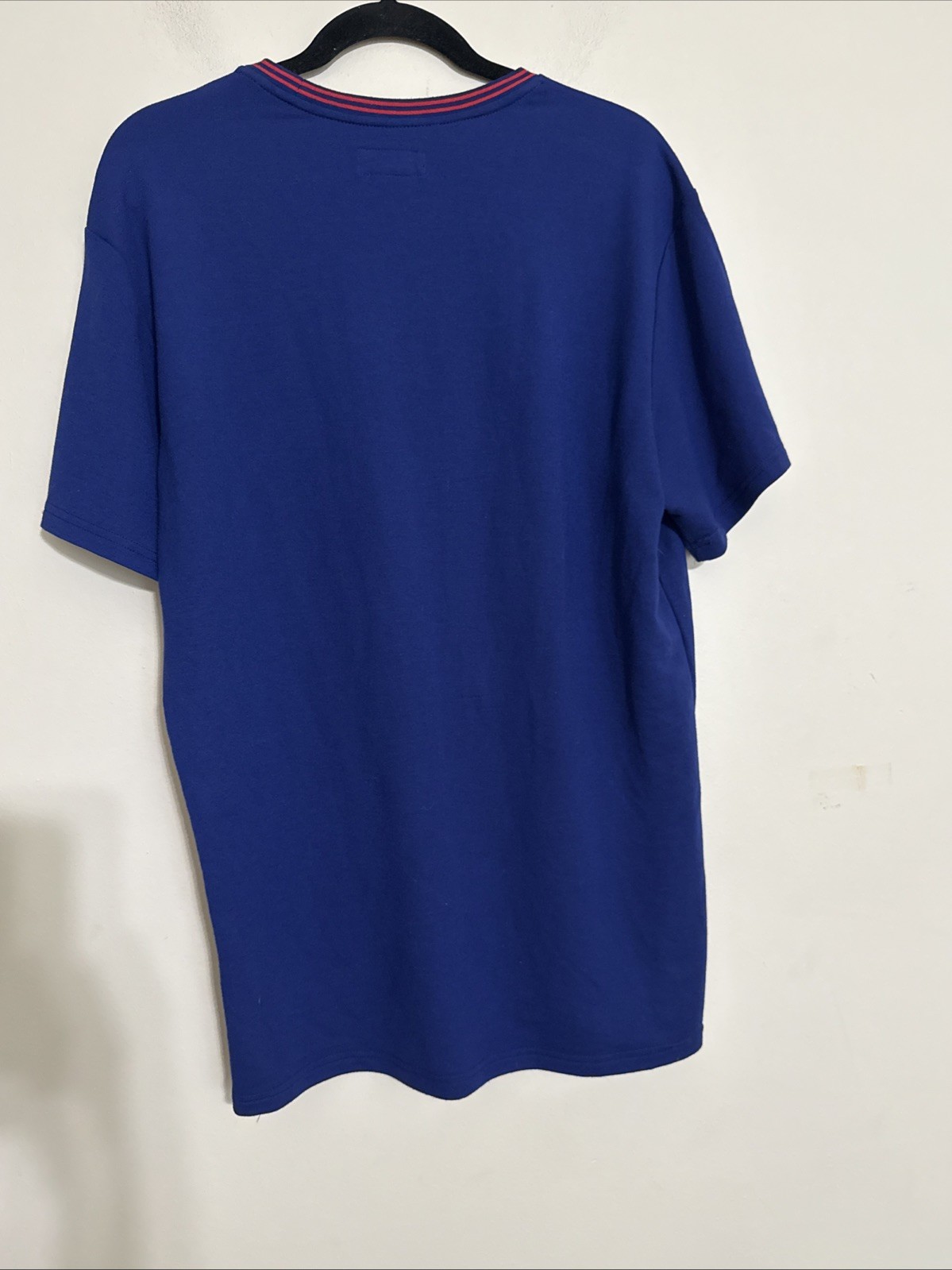 POLO RALPH LAUREN men t shirt large BLUE CASUAL BEACH OFFICE PULL ON CREW NECK gallery