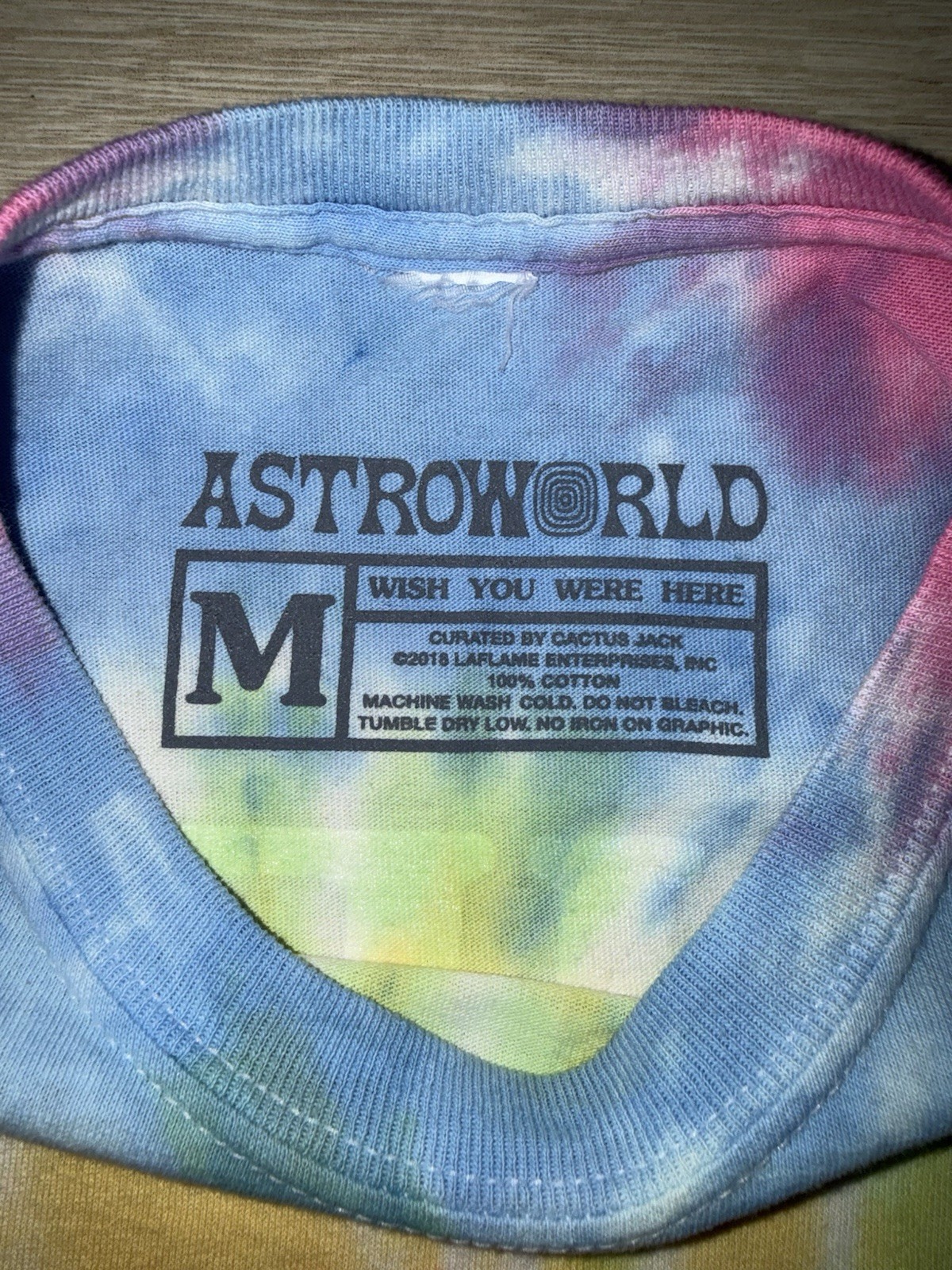 Travis Scott Astroworld Where Were You Tie Dye Shirt 2018 gallery