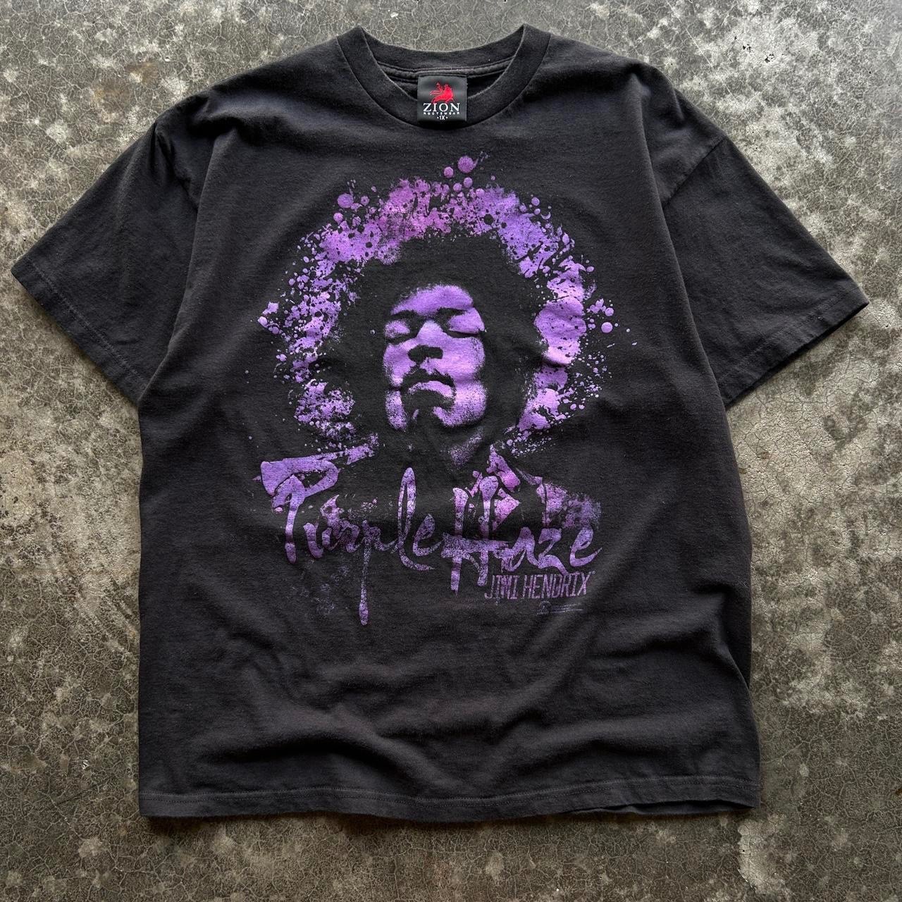 Vintage Y2K Zion Jimi Hendrix Purple Haze Zion T Shirt Size XL 1X