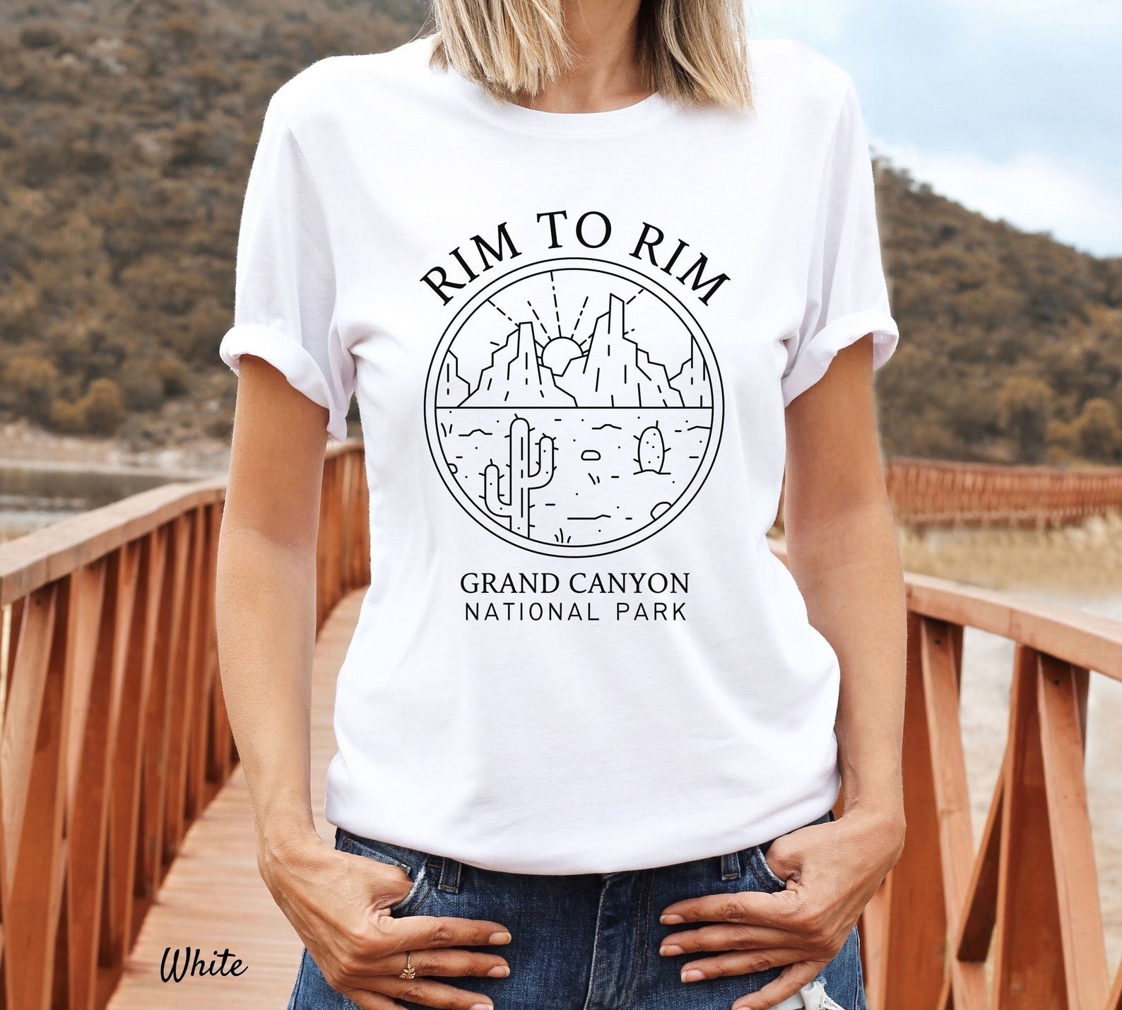 Rim to Rim Shirt Travel Gift for Arizona Trip Lovers Souvenir Tee gallery