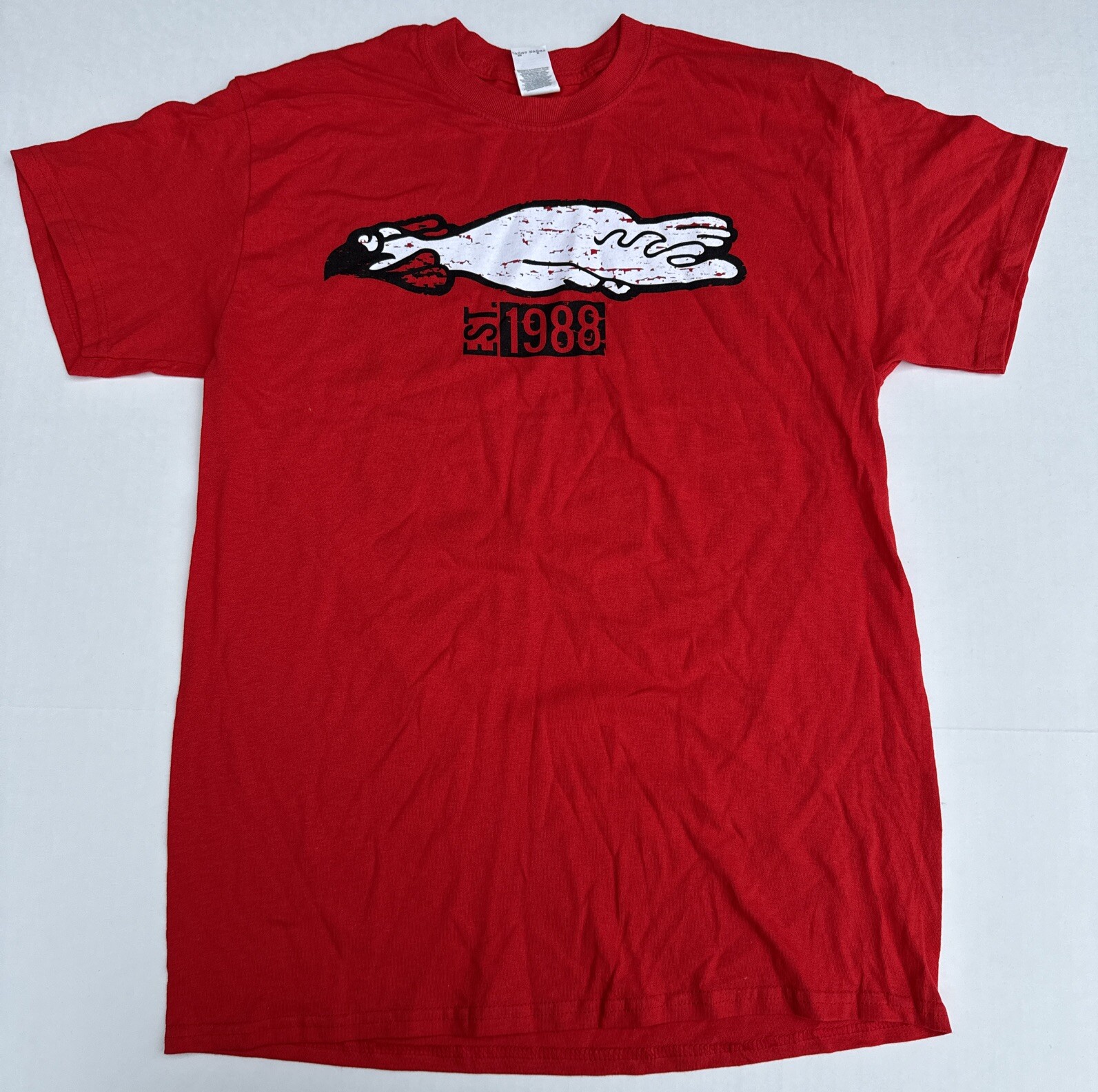 Gildan Workers Chicken Express T Shirt Red Many Sizes Available *READ* gallery