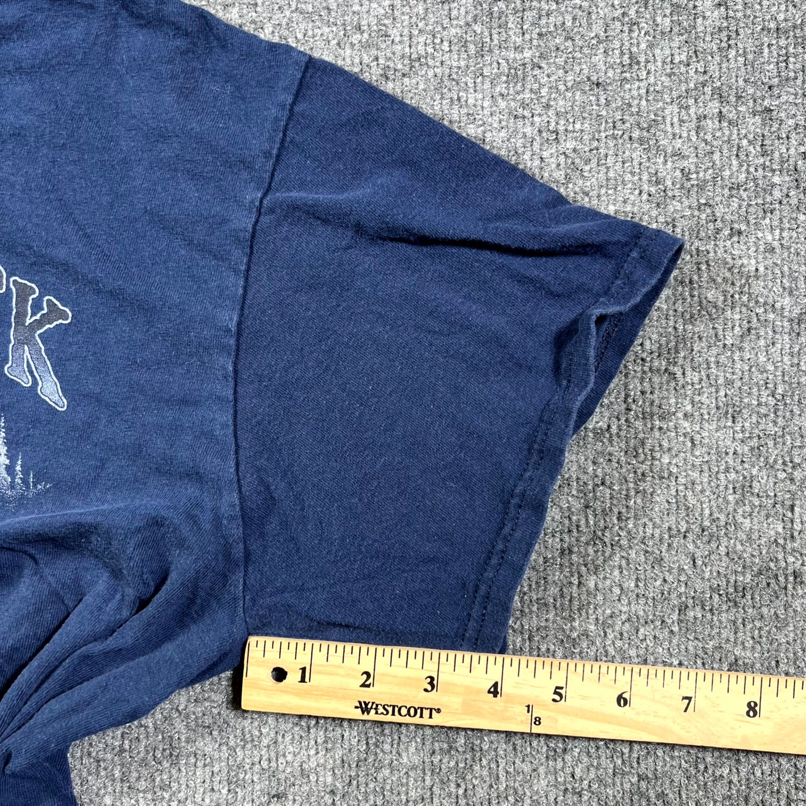 Delta Pro Weight T-Shirt Mens L Blue Cripple Creek Colorado Graphic Short Sleeve gallery