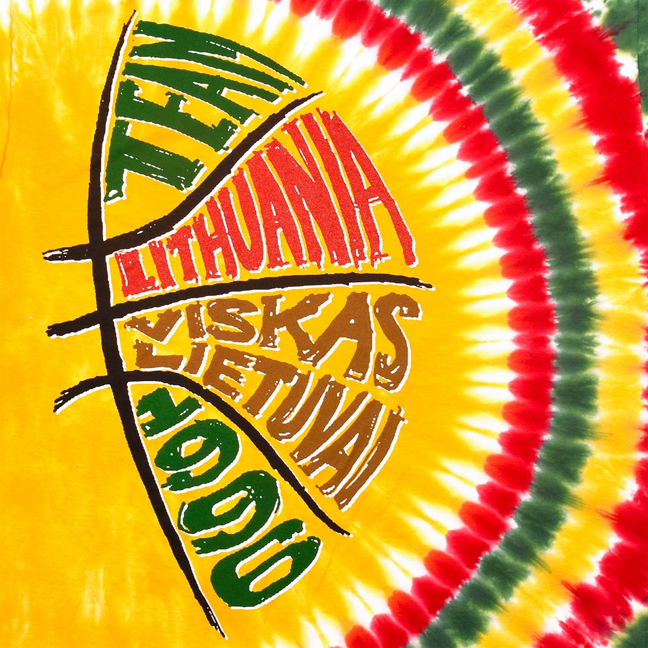 Lithuania Drivin' Tie-Dye T-Shirt Liquid Blue gallery