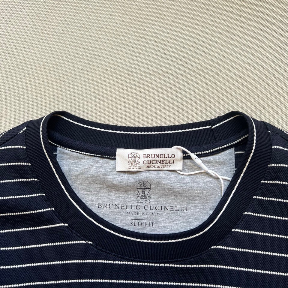 Brunello Cucinelli Spring/Summer New Arrival: Men's Short-Sleeve Knit T-Shirt gallery