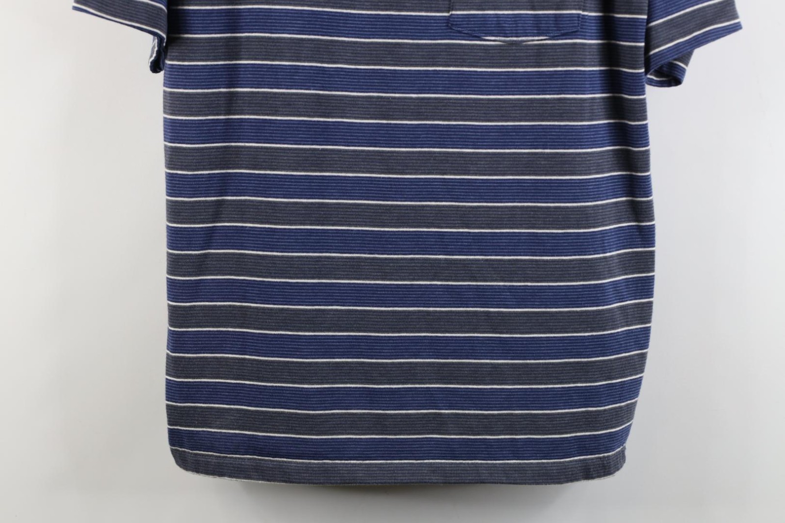 Vtg 90s Streetwear Mens Large Faded Striped Color Block Knit Henley T-Shirt USA gallery