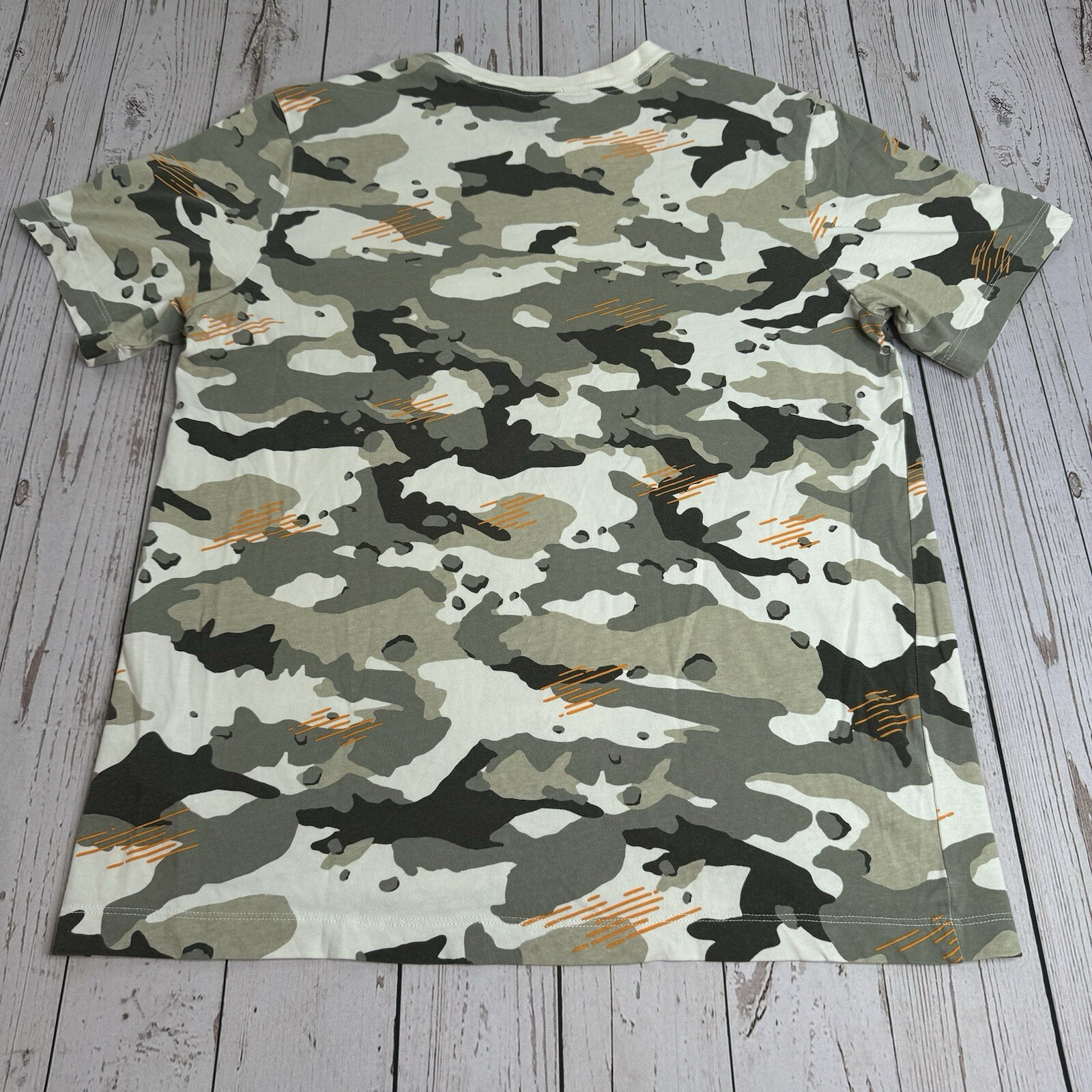 Nike Athlete DriFit Short Sleeve T Shirt Brown Camo Camouflage Mens Medium Tee gallery