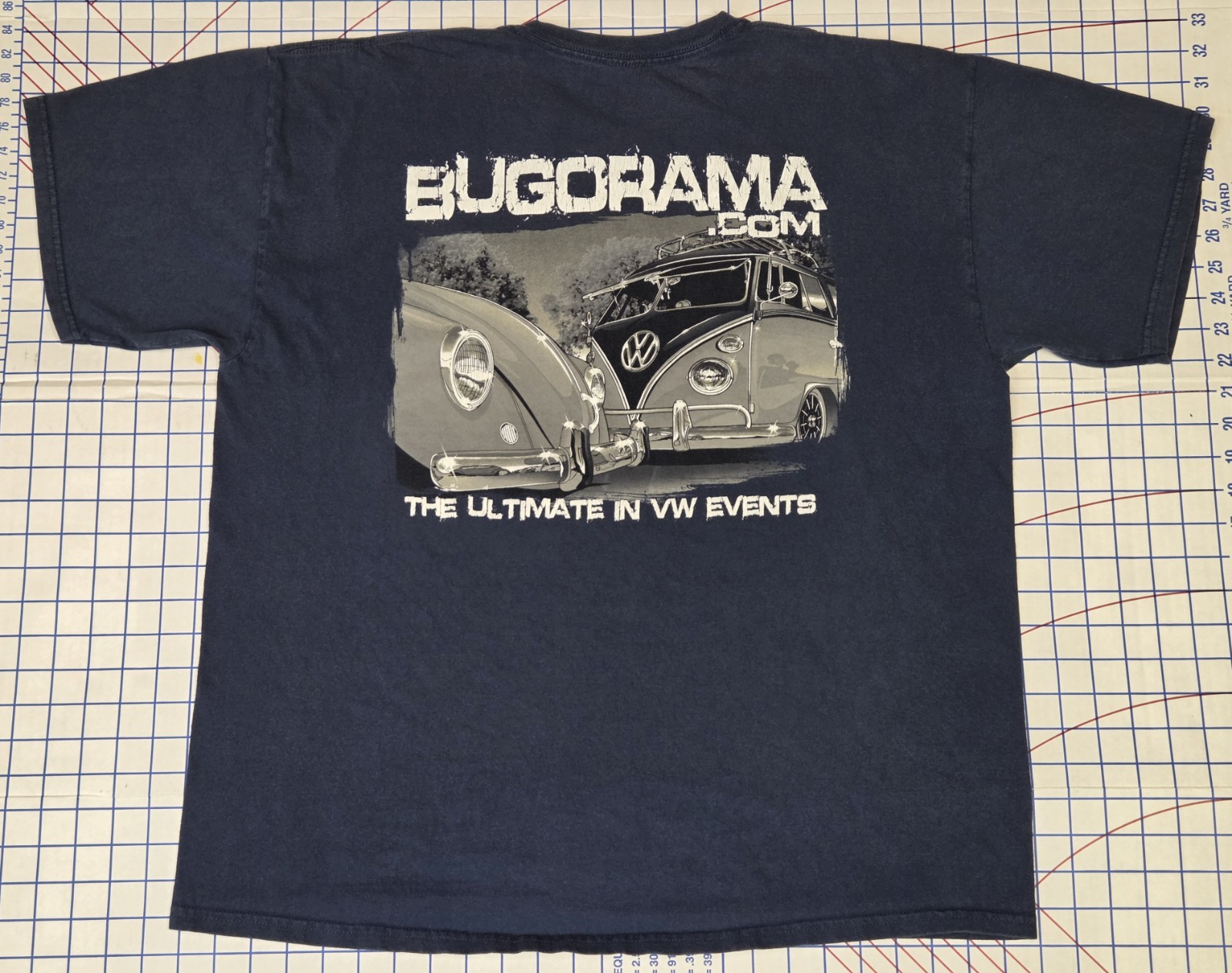 Vintage Volkswagen Shirt Bugorama Y2K Size XL VW Bug Bus Beetle gallery