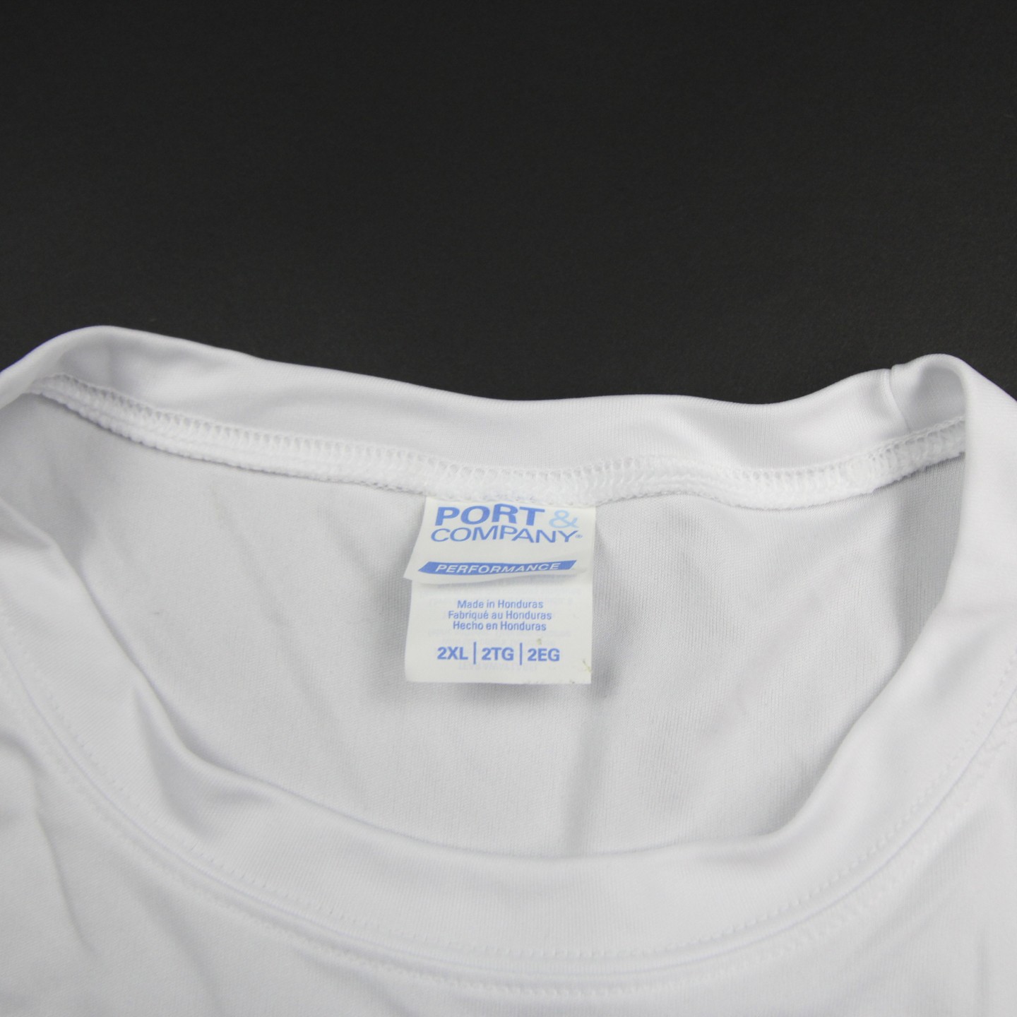 Port & Company Short Sleeve Shirt Men's White Used L gallery