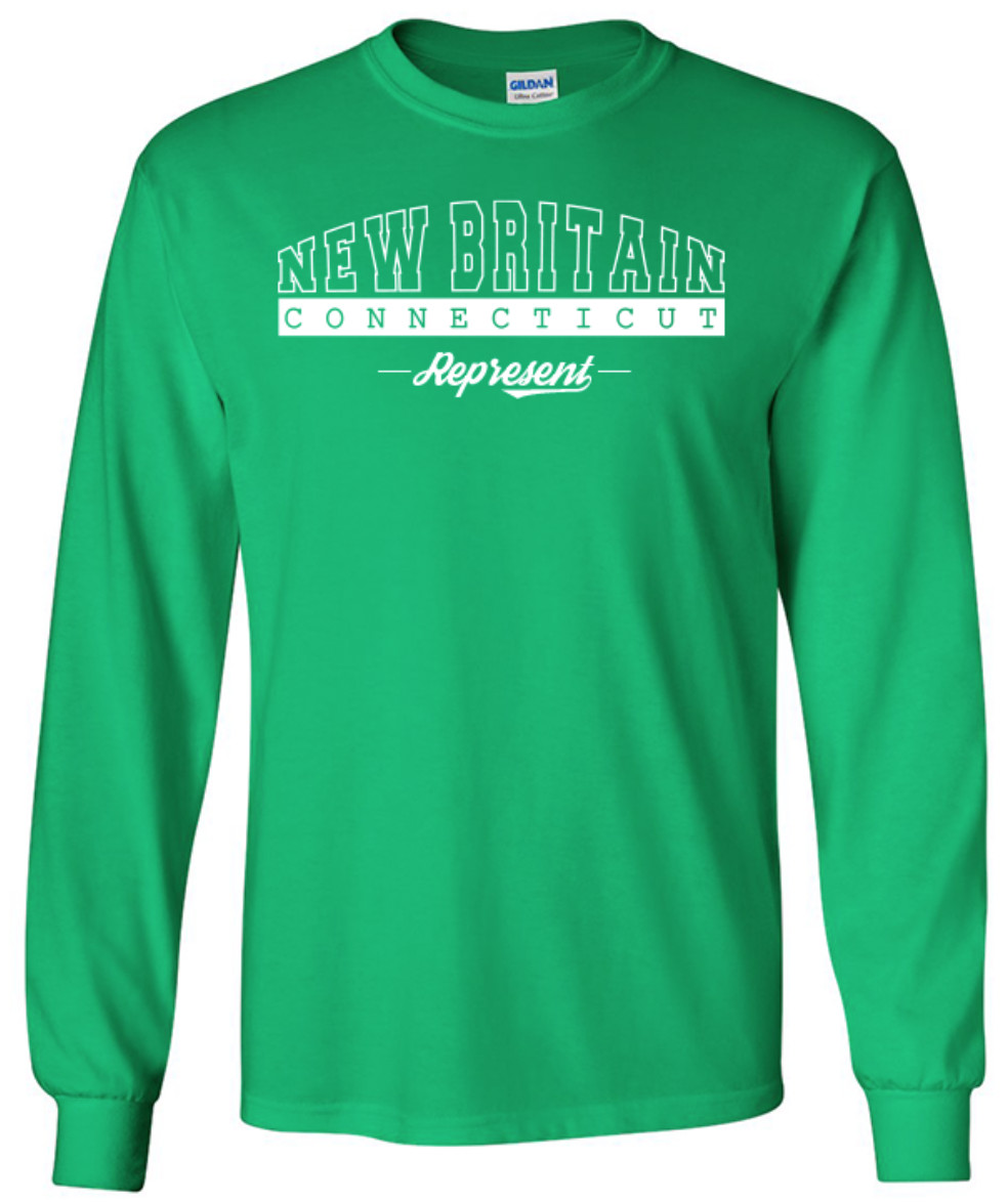New Britain Connecticut State T-Shirt Long Sleeve Graphic Tee Unisex Apparel gallery