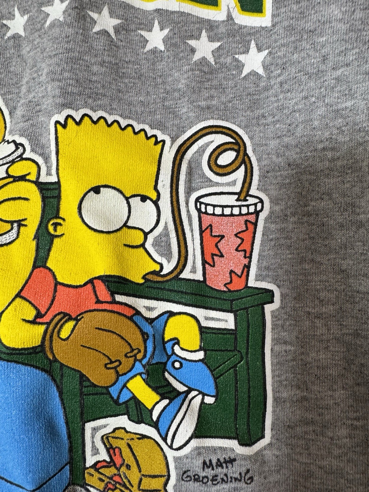 VTG The Simpsons T-Shirt Sz L “Like Father Like Son” Bart Homer Simpson Fox 2009 gallery