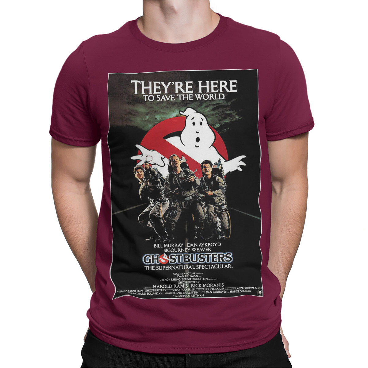 Ghostbusters Halloween Movie Poster T-Shirt Retro Classic Horror Tee #HMP gallery