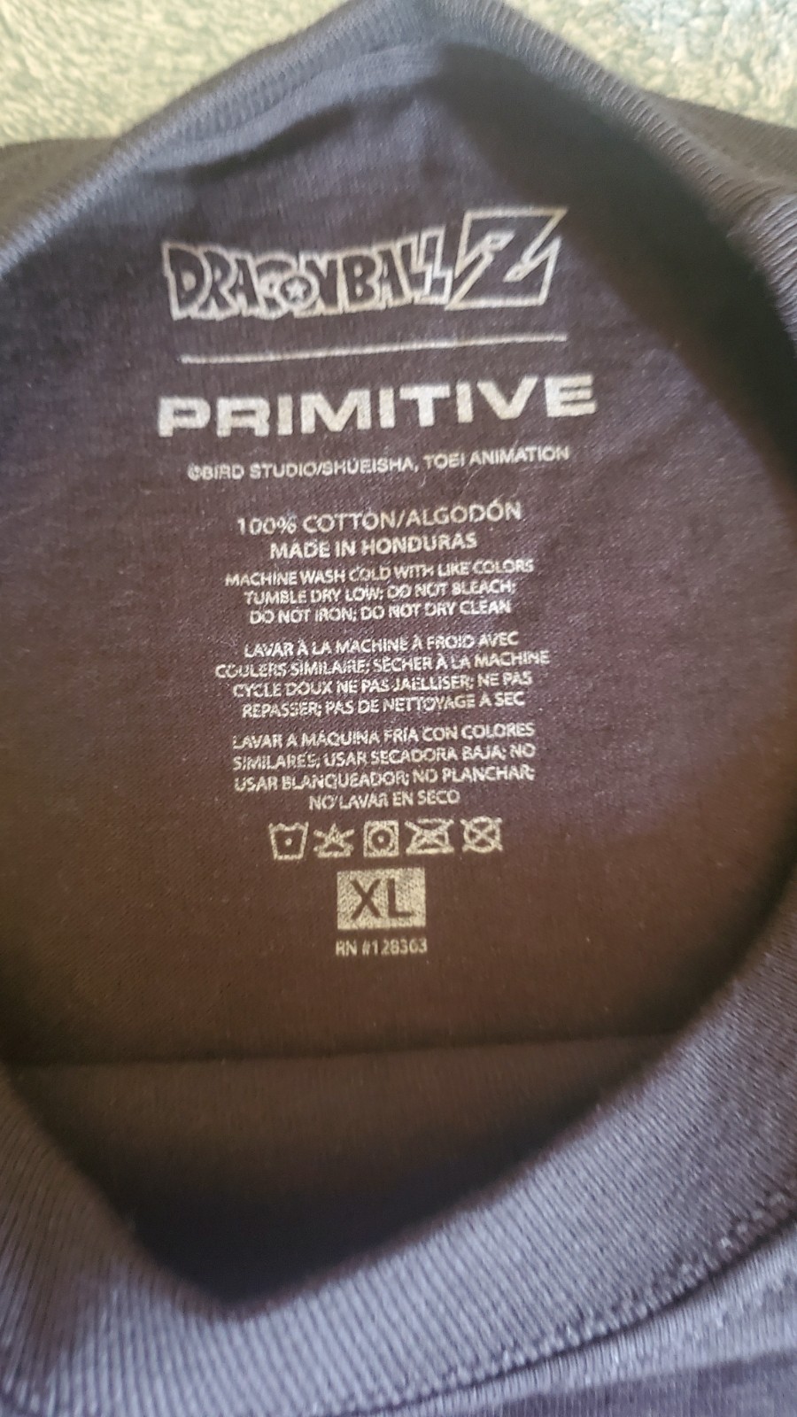 Primitive x Dragon Ball Z Cell Perfect Form Black Graphic Tee Men’s XL gallery