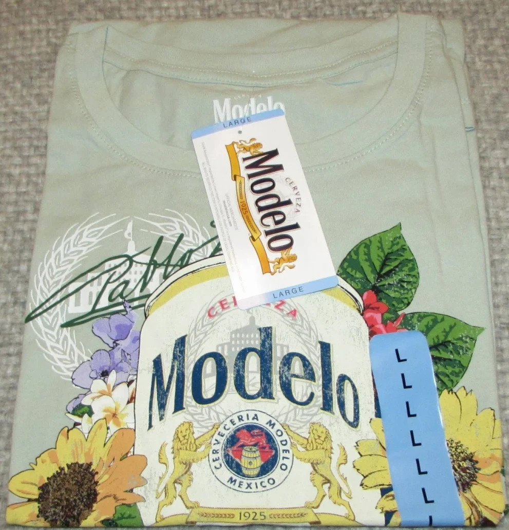 MODELO MEXICO CERVEZA UNISEX Large T-SHIRT NEW WITH TAGS summer time edition