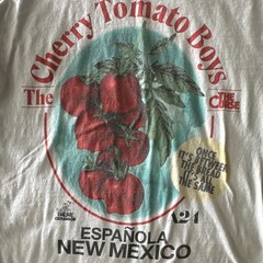 Online Ceramics The Curse Cherry Tomato Boys Double-Sided Graphic T-Shirt L