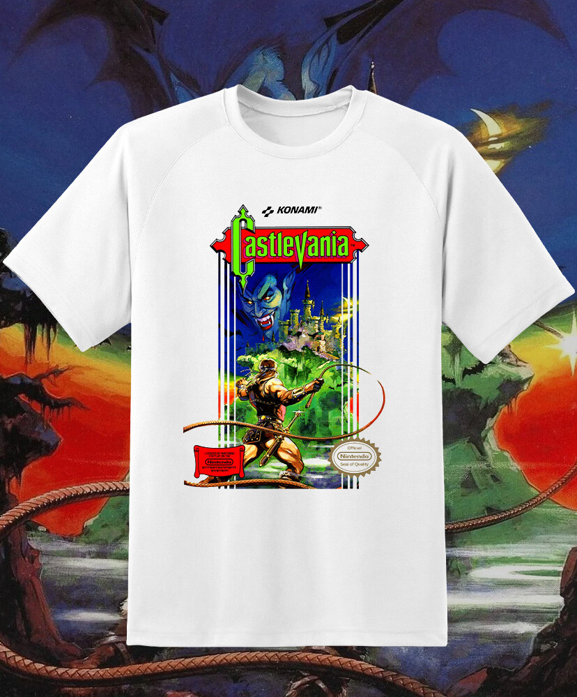 Castlevania NES Box Art Game Retro Video Game T Shirt Fast Ship! gallery