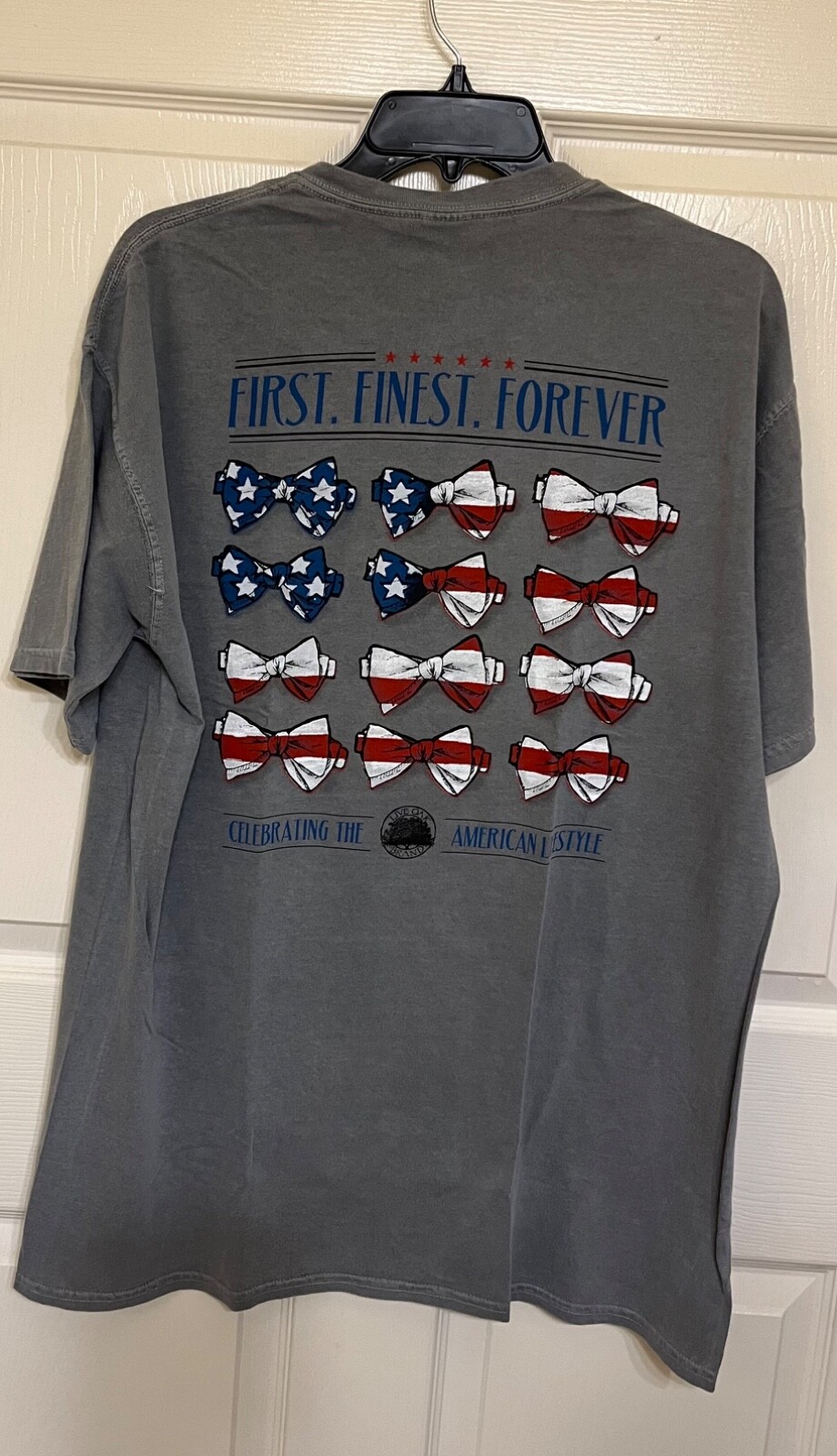 Live Oak Brand Bowtie Americana Fraternity t-shirt