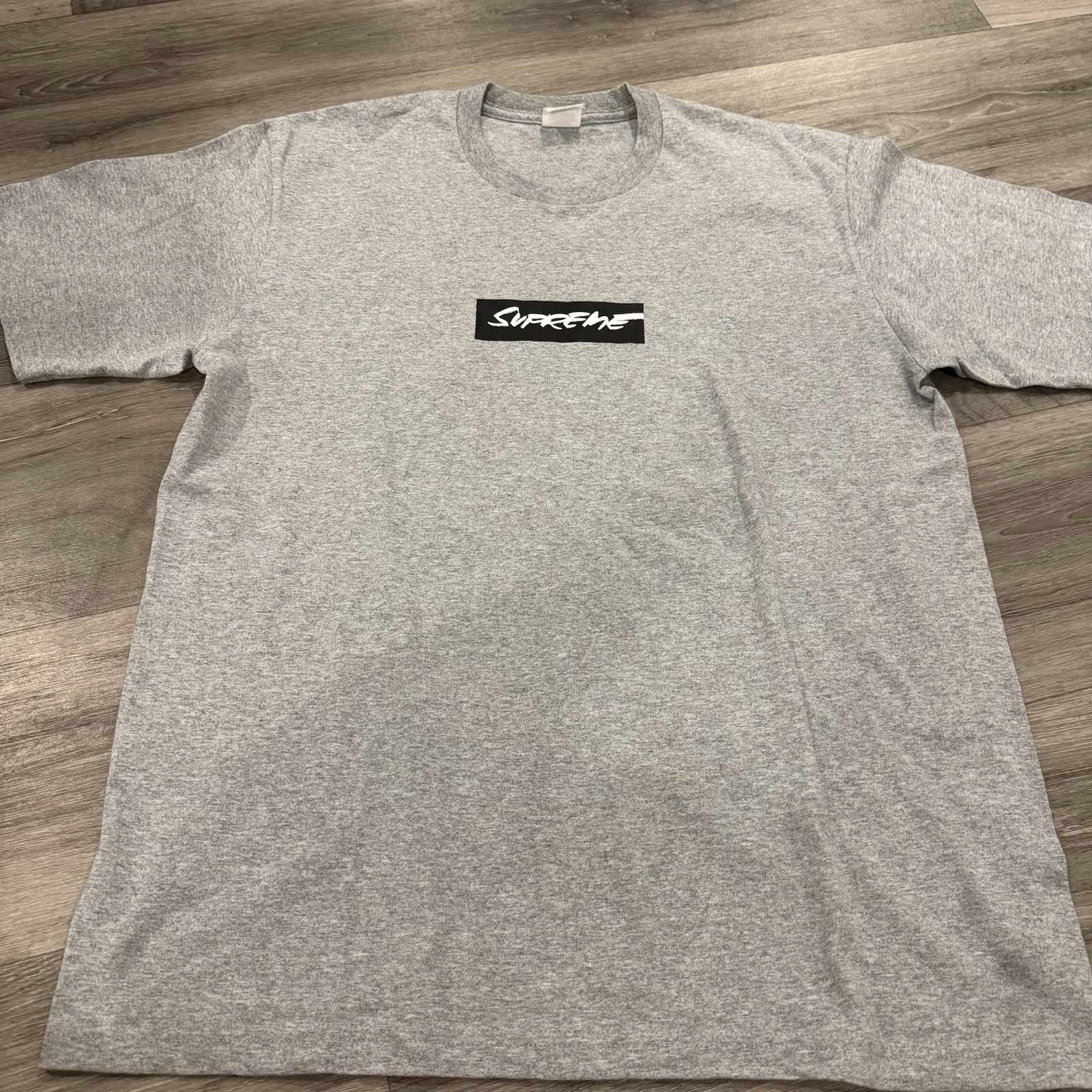 Supreme SS24 ‘Futura’ Box Logo Tee Mens Medium Gray Black gallery