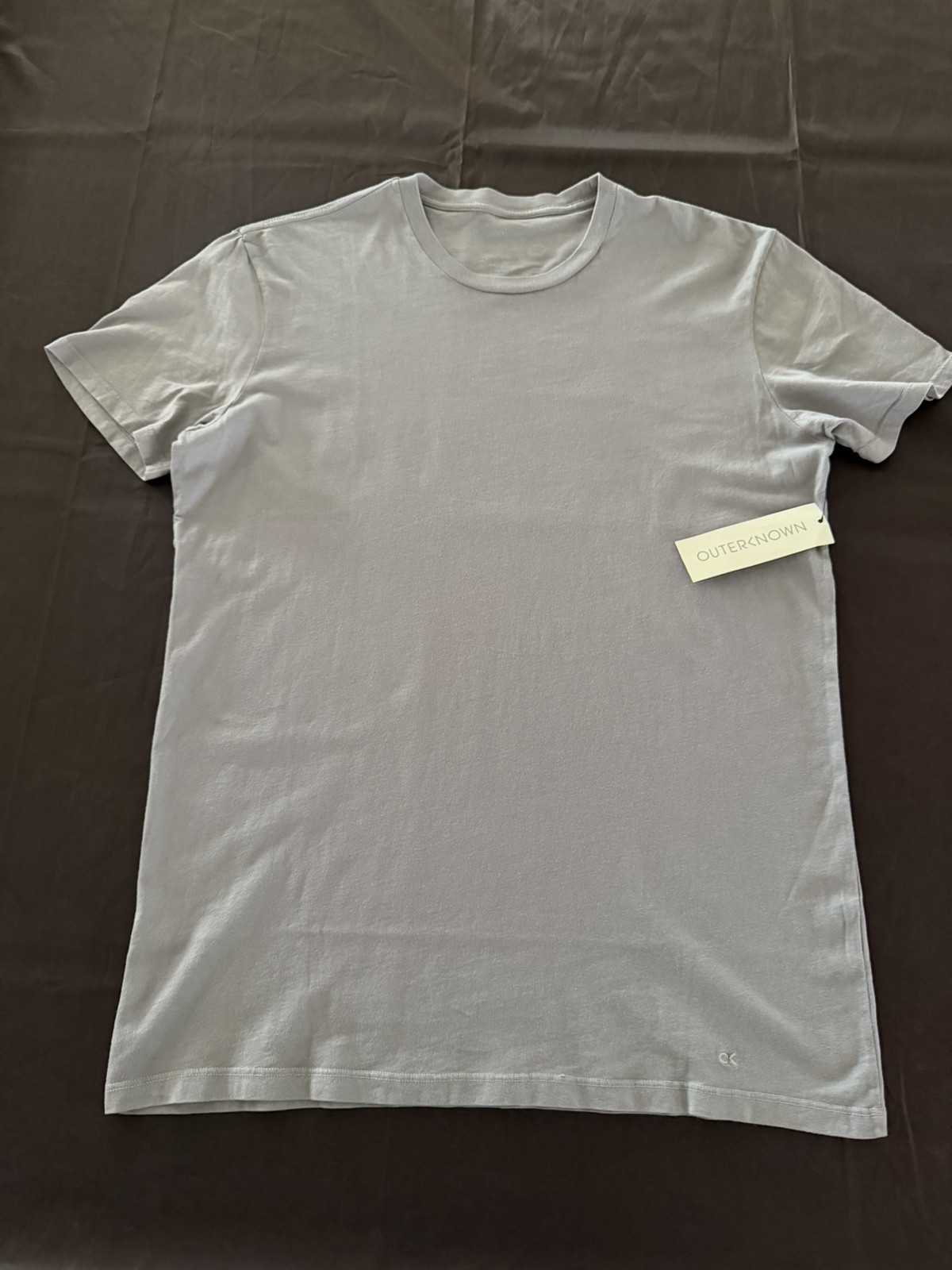 Outerknown Tee Mens Medium Grey Organic Cotton T-Shirt gallery