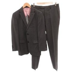 Burberry Black Label Men’s Suit Jacket & Pants Tailored Black 80s style