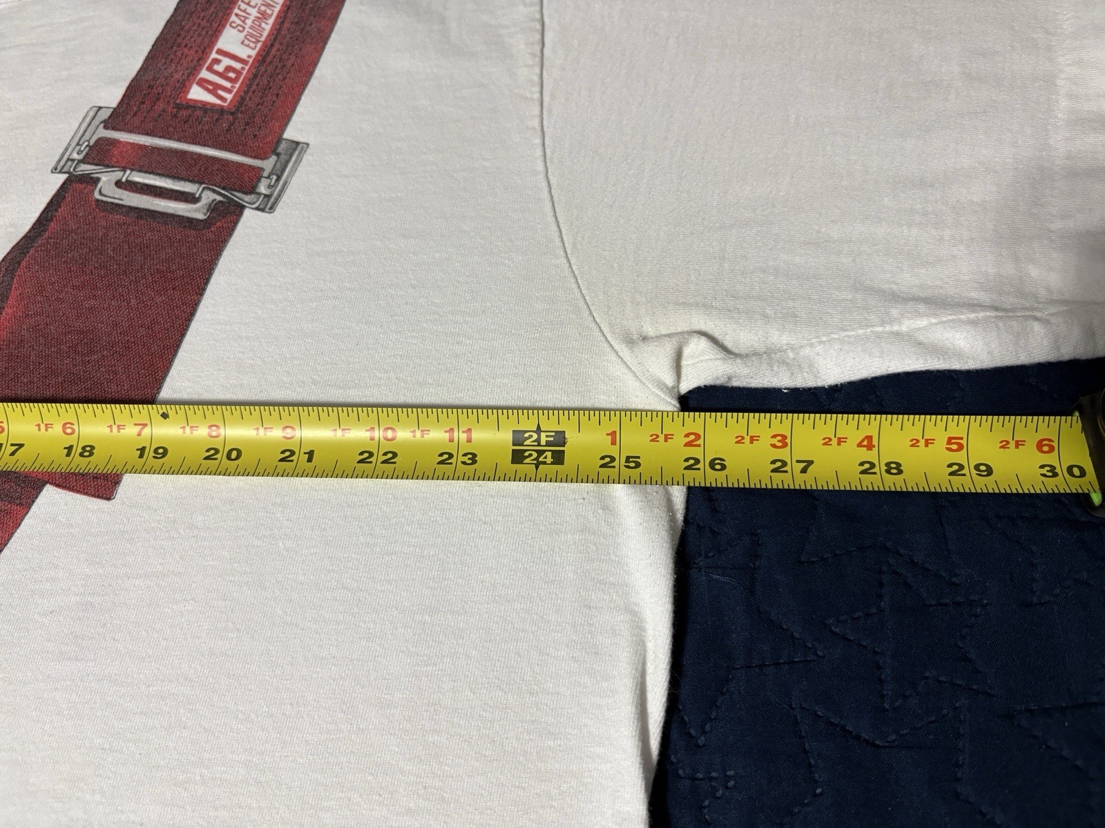 Rare VTG Accurate Graphic Industries Strap In Shut Up and Hang On TShirt 90s 2XL gallery