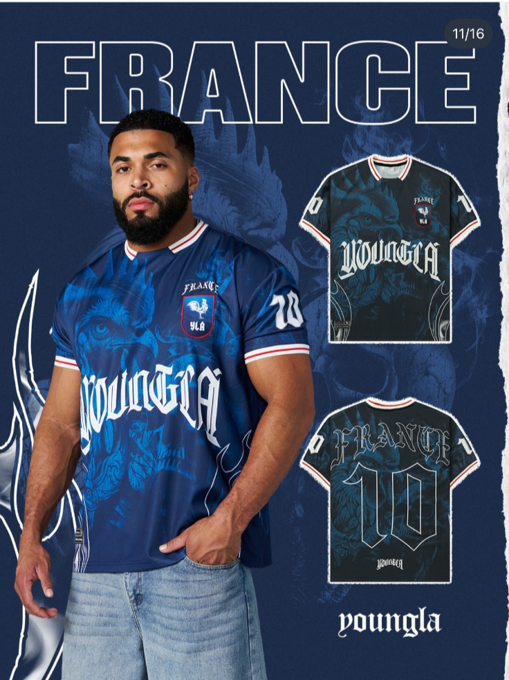 Young LA WORLD CUP Soccer Jersey - Medium - FRANCE 🇫🇷 gallery