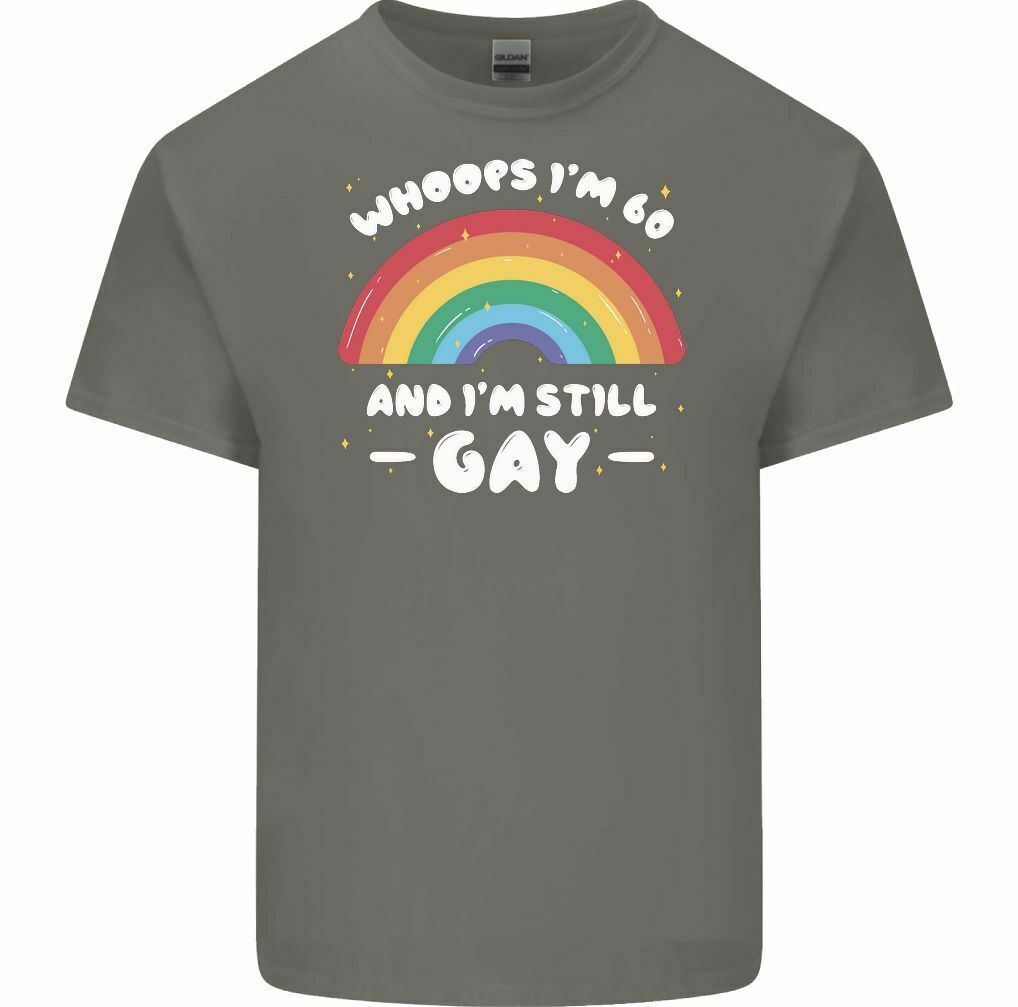 I'm 60 And i'm Still Gay Men's Funny T-Shirt LGBT Pride Day 60th Birthday Gift gallery